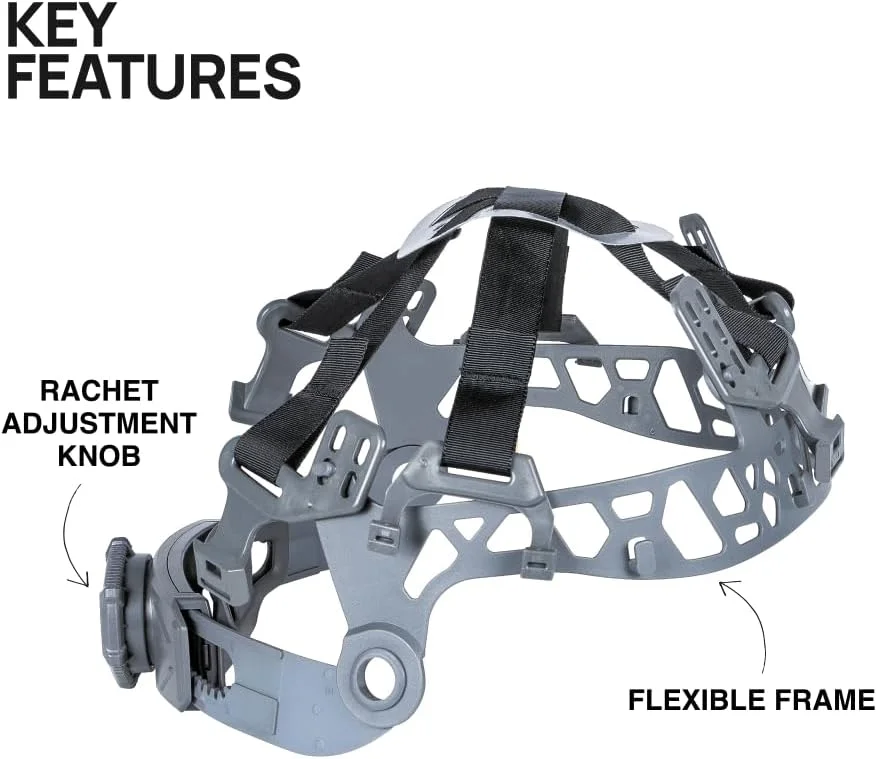 Klein Tools CLMBRSPN Safety Helmet Suspension, Replacement Part for Klein Tools Safety Helmets with Ratchet Knob and Pivot Adjustment Klein Tools CLMBRSPN Safety Helmet Suspension, Replacement Part for Klein Tools Safety Helmets with Ratchet Knob and Pivot Adjustment