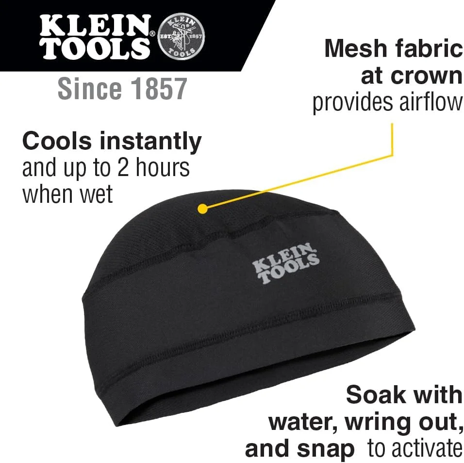 آستر خنک کننده کلاه ایمنی کلاین تولز 60181، کلاه زیر کلاه سخت با پارچه مشبک در قسمت تاج آستر خنک کننده کلاه ایمنی کلاین تولز 60181، کلاه زیر کلاه سخت با پارچه مشبک در قسمت تاج