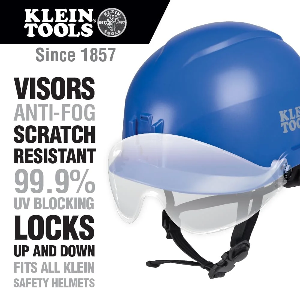 کیت کلاه ایمنی 2 تکه Klein Tools برای ایمنی، راحتی و تناسب بهینه طراحی شده است. طراحی جمع و جور و سبک وزن کلاه ایمنی، با بند چانه، امکان کار راحت در فضاهای محدود و کاربردهای در ارتفاع را فراهم می کند. ویزور شفاف بادوام ضد مه و مقاوم در برابر خراش با پوشش UV، راحتی و محافظت بیشتری را ارائه می دهد. برای بیش از 160 سال، Klein Tools ابزارهای دستی با کیفیت عالی و درجه حرفه ای تولید کرده است که عملکرد، دوام و دقت مورد نیاز برای انجام درست کار را ارائه می دهند. خانواده مهندسان، کارگران و صنعتگران ما همچنان شش نسل تخصص را در هر ابزاری که ایجاد می کنیم با استفاده از تنها بالاترین کیفیت مواد، کارایی برتر و نگه داشتن تولید تا حد امکان نزدیک به خانه، قرار می دهند. Klein فقط نام شرکت ما نیست، بلکه نام خانوادگی ما نیز هست. و از آنجایی که ما یک شرکت آمریکایی هستیم که متعلق به خانواده و اداره می شود، می دانید که می توانید روی ما حساب کنید که فردا اینجا باشیم. Klein Tools فقط محصولات عالی نمی سازد، ما محصولات عالی می سازیم که در برابر خواسته های متخصصانی که هر روز از آنها استفاده می کنند، مقاومت می کنند ... از سال 1857.