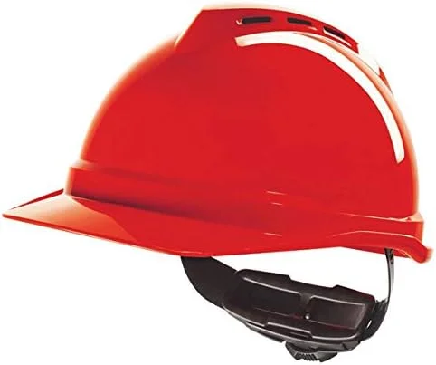 کلاه ایمنی تهویه دار MSA V-GARD 500، 9 رنگ مختلف، با سیستم جغجغه ای و عرق گیر مطابق با استاندارد EN397 کلاه ایمنی تهویه دار MSA V-GARD 500، 9 رنگ مختلف، با سیستم جغجغه ای و عرق گیر مطابق با استاندارد EN397