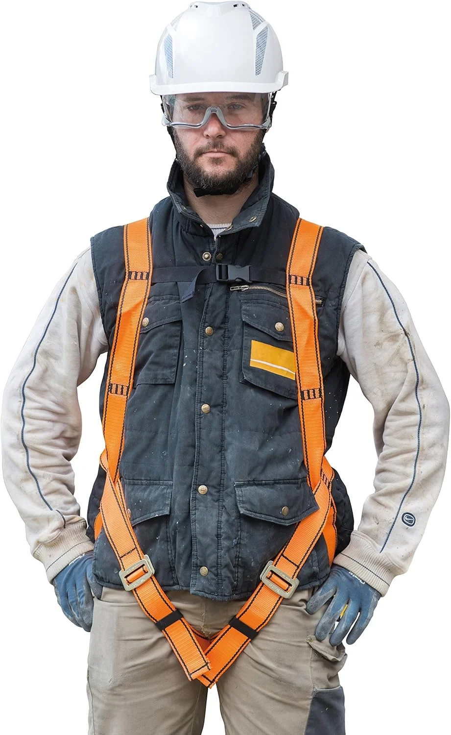 کلاه ایمنی حرفه ای MSA V-Gard 930 | مطابق با استاندارد DIN EN397 | دارای تهویه و کنترل چرخشی Fasttrack | شامل نقاب محافظ / عینک ایمنی یکپارچه