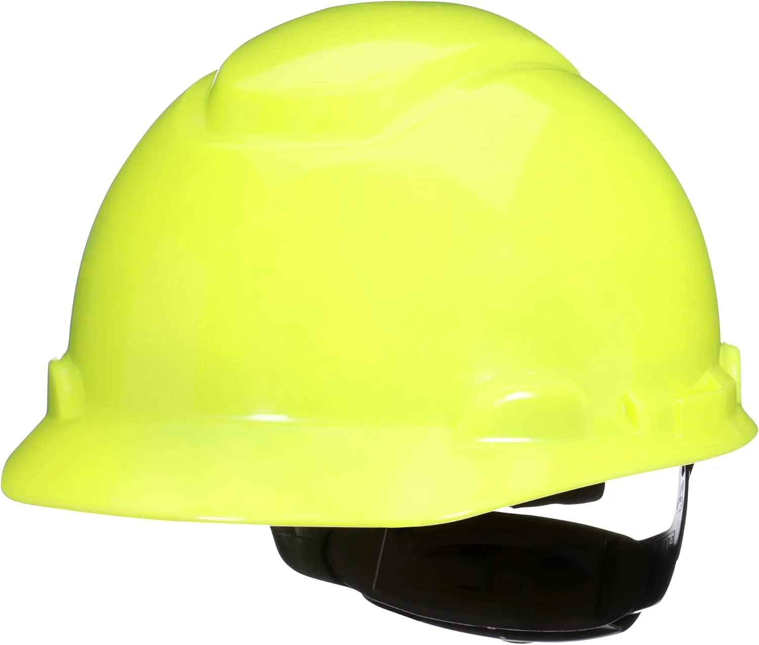 کلاه ایمنی SecureFit 3M مدل SecureFit H-709SFR-UV، زرد فسفری، کلاه ایمنی غیر تهویه دار با حسگر Uvicator، سیستم تعلیق храповиком 4 نقطه ای پخش فشار، ANSI Z87.1، سایز متوسط
