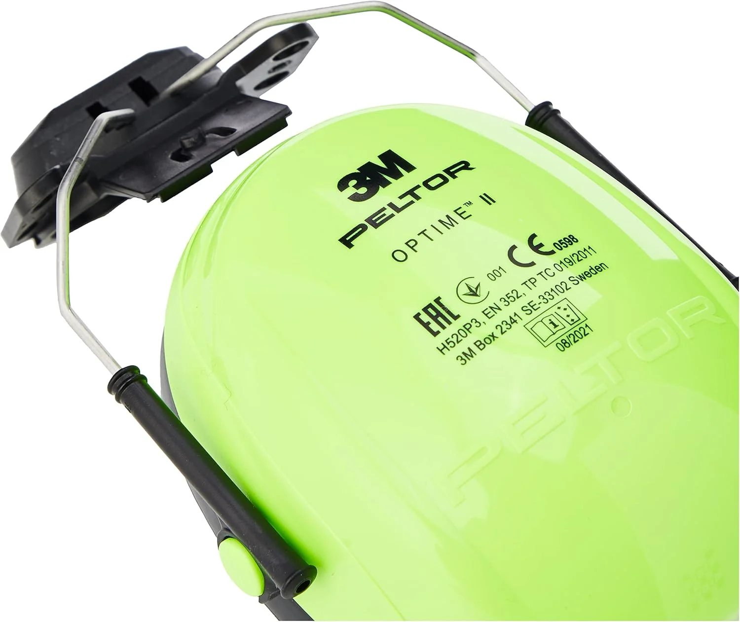 گوشی های محافظ گوش 3M PELTOR Optime II، 30 دسی بل، دید بالا، نصب روی کلاه، H520P3E-467-GB 7000038210