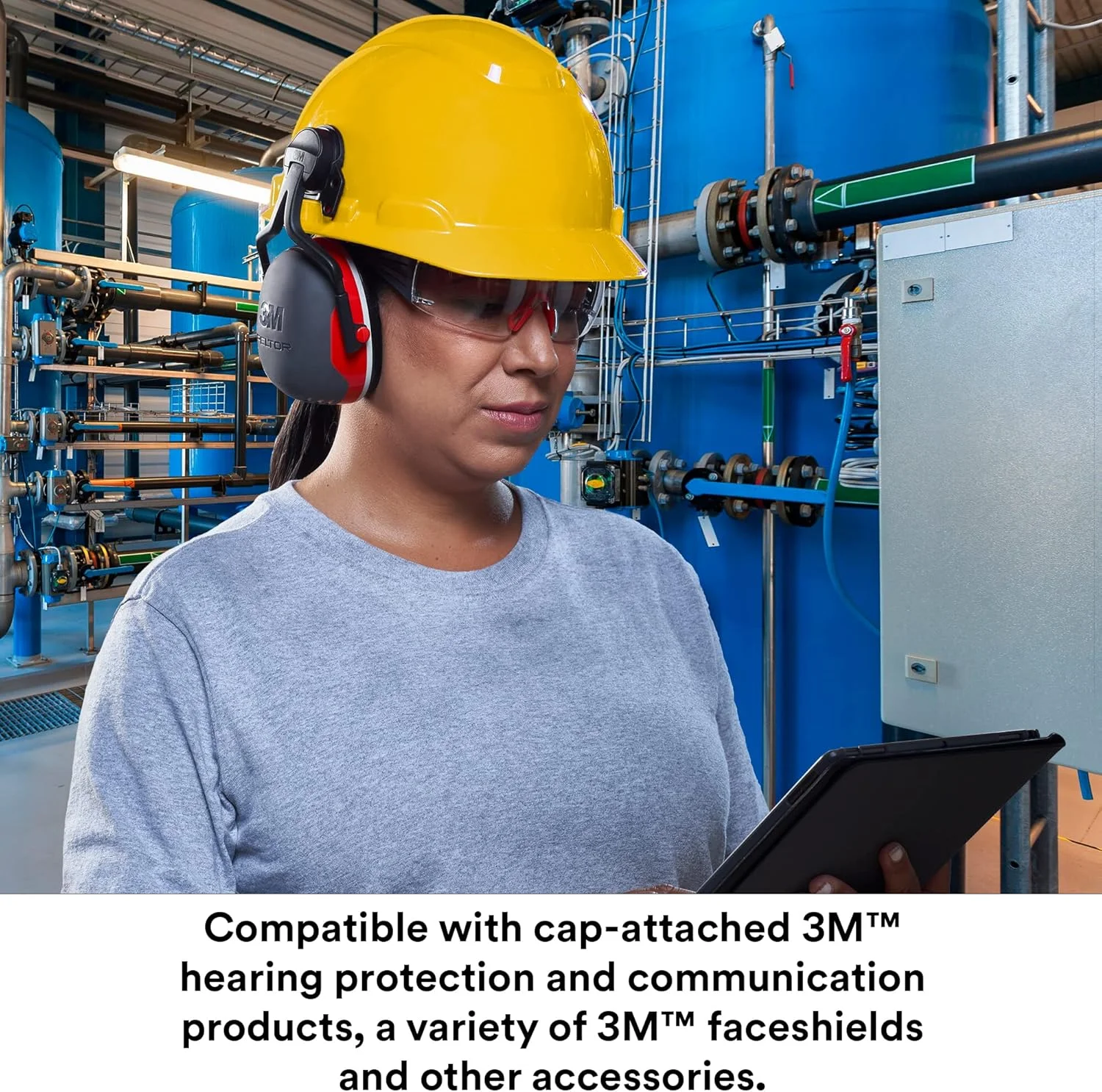 کلاه ایمنی 3M مدل SecureFit با حسگر Uvicator و سیستم تعلیق храповик پخش فشار کلاه ایمنی 3M مدل SecureFit با حسگر Uvicator و سیستم تعلیق храповик پخش فشار