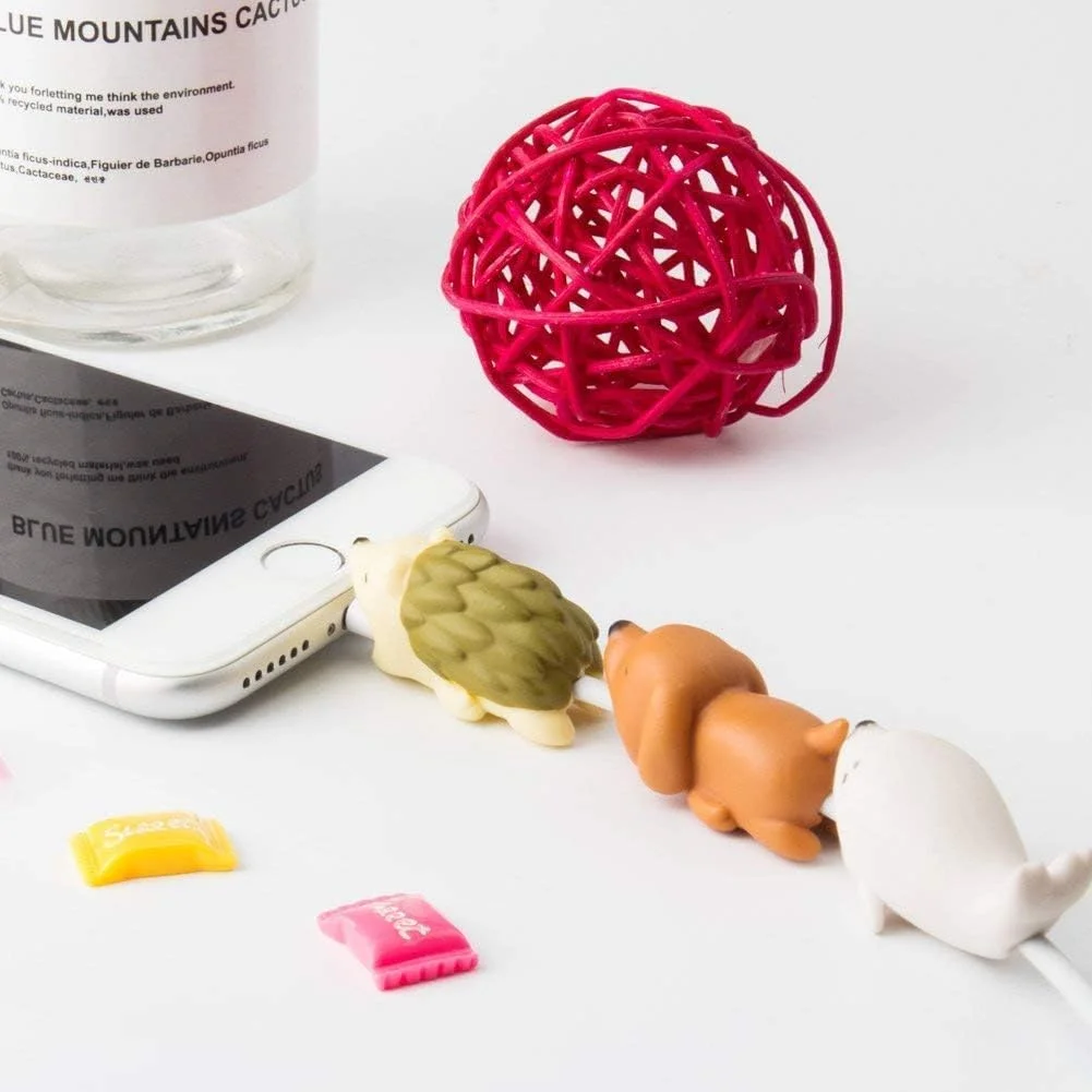 محافظ کابل طرح حیوانات، محافظ سیلیکونی کابل همراه با کیف زیپدار، لوازم جانبی کابل طرح حیوانات، جلوگیری از شکستگی کابل برای اکثر تلفنهای همراه، 12 عدد محافظ کابل طرح حیوانات، محافظ سیلیکونی کابل همراه با کیف زیپدار، لوازم جانبی کابل طرح حیوانات، جلوگیری از شکستگی کابل برای اکثر تلفنهای همراه، 12 عدد