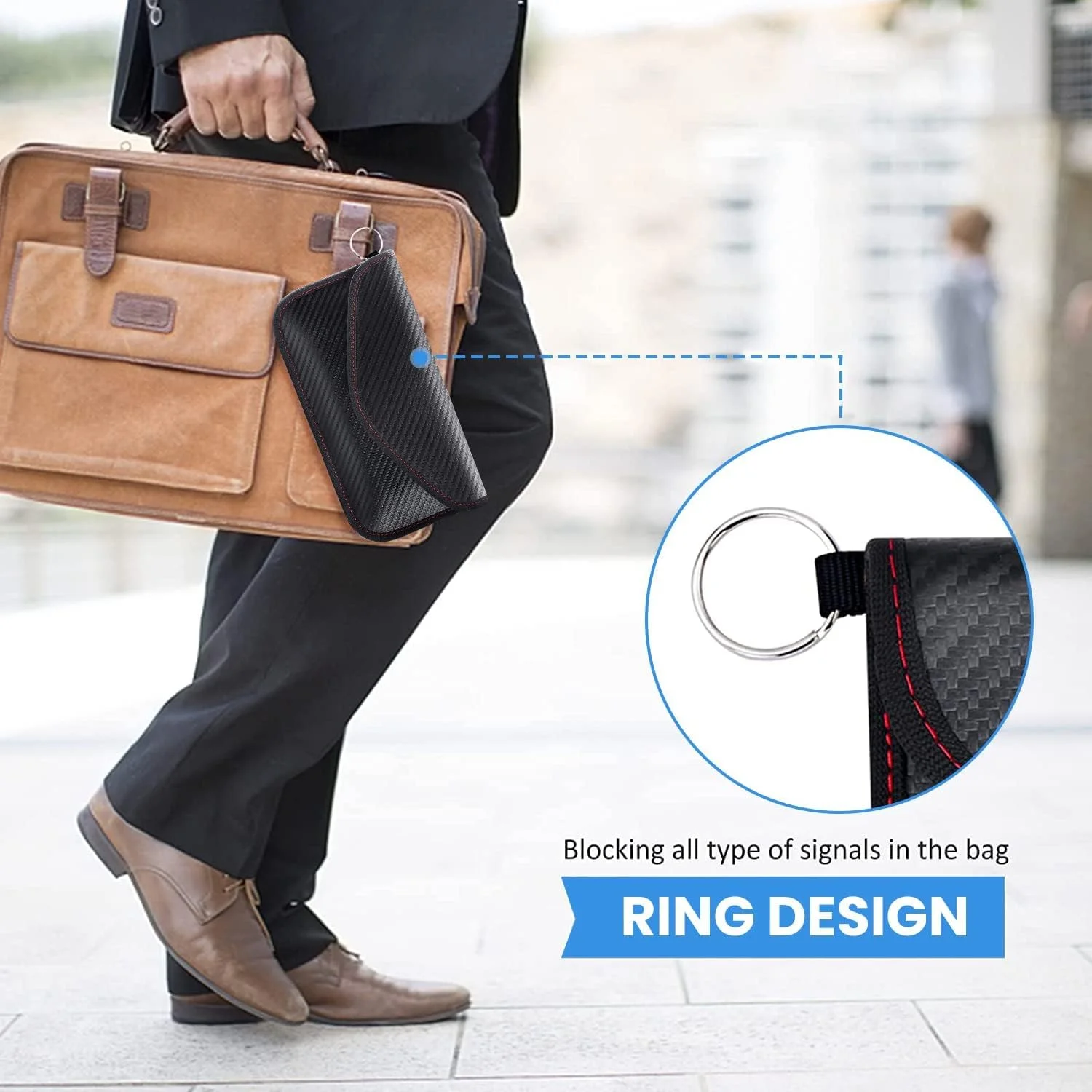 کیف فارادی KASTWAVE برای تلفن و کلید خودرو، کیف ضد ردیابی تلفن همراه، کیف مسدود کننده سیگنال کلید خودرو، کیف ضد ردیابی دستگاه های الکترونیکی تلفن هوشمند (مشکی) کیف فارادی KASTWAVE برای تلفن و کلید خودرو، کیف ضد ردیابی تلفن همراه، کیف مسدود کننده سیگنال کلید خودرو، کیف ضد ردیابی دستگاه های الکترونیکی تلفن هوشمند (مشکی)