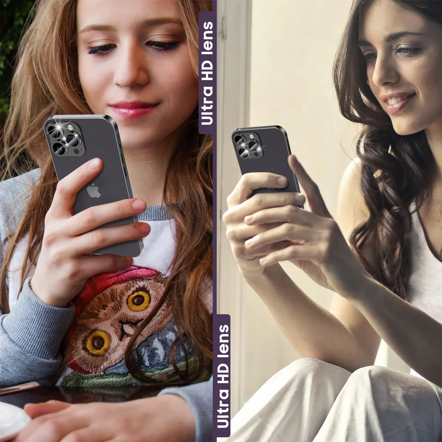 محافظ لنز دوربین KASTWAVE برای آیفون 14 پرو / 14 پرو مکس، پوشش شیشه ای تمپر شده 9H، محافظ حلقه فلزی جداگانه (مشکی) محافظ لنز دوربین KASTWAVE برای آیفون 14 پرو / 14 پرو مکس، پوشش شیشه ای تمپر شده 9H، محافظ حلقه فلزی جداگانه (مشکی)