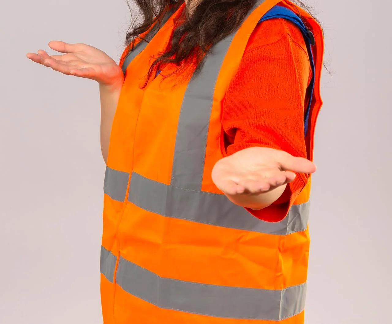 سویش بسته فوق العاده 10 عددی جلیقه ایمنی بازتابنده نارنجی دید بالا تنفسی ژاکت هشدار روز شب برای ساخت و ساز، ترافیک، دوچرخه سواری