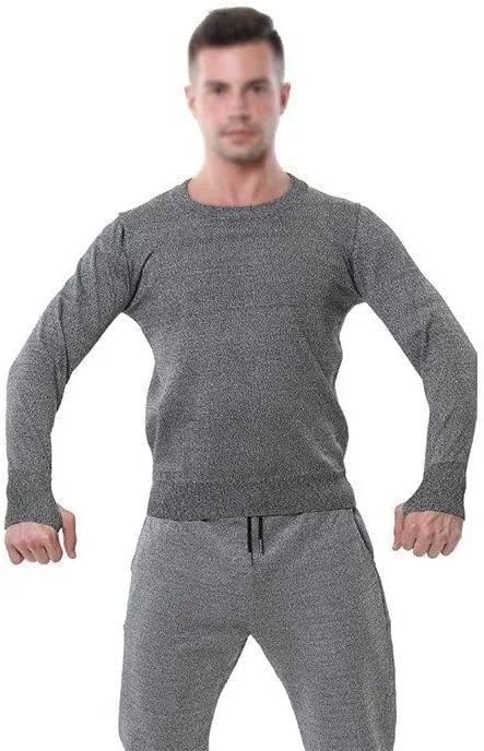 لباس محافظ ضد برش و ضد ضربه سطح 5، لباس ضد برش قابل تنظیم، تی شرت آستین بلند ضد گاز گرفتگی، ضد پارگی و ضد ضربه، مورد استفاده برای محافظت از ایمنی شخصی، خاکستری