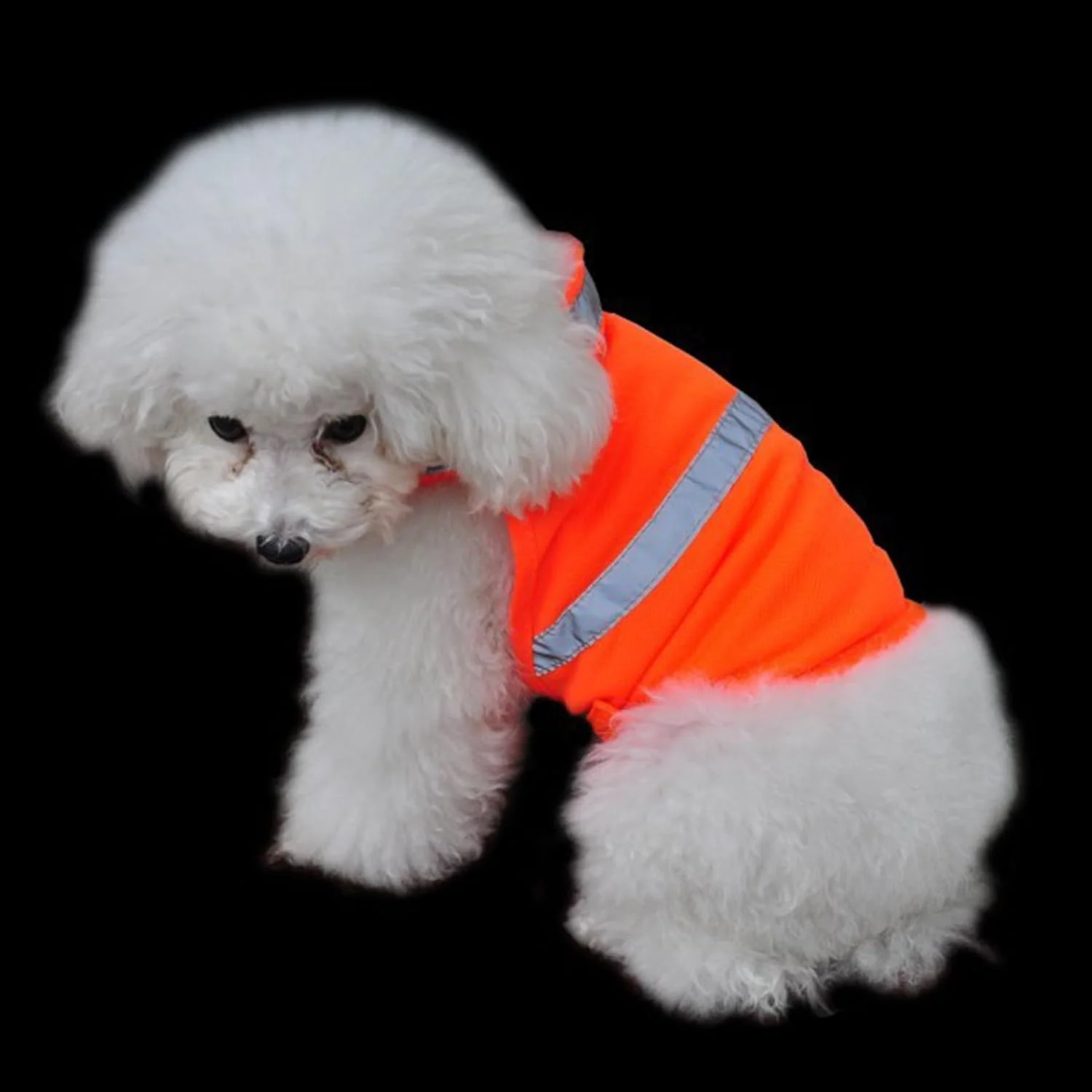 Dog Safety Vest | Fluorescent Dog Orange Vest Visibility Reflective Breathable | Hunting Pet Supplies Comfortable for Training Outdoor Activities Hunting