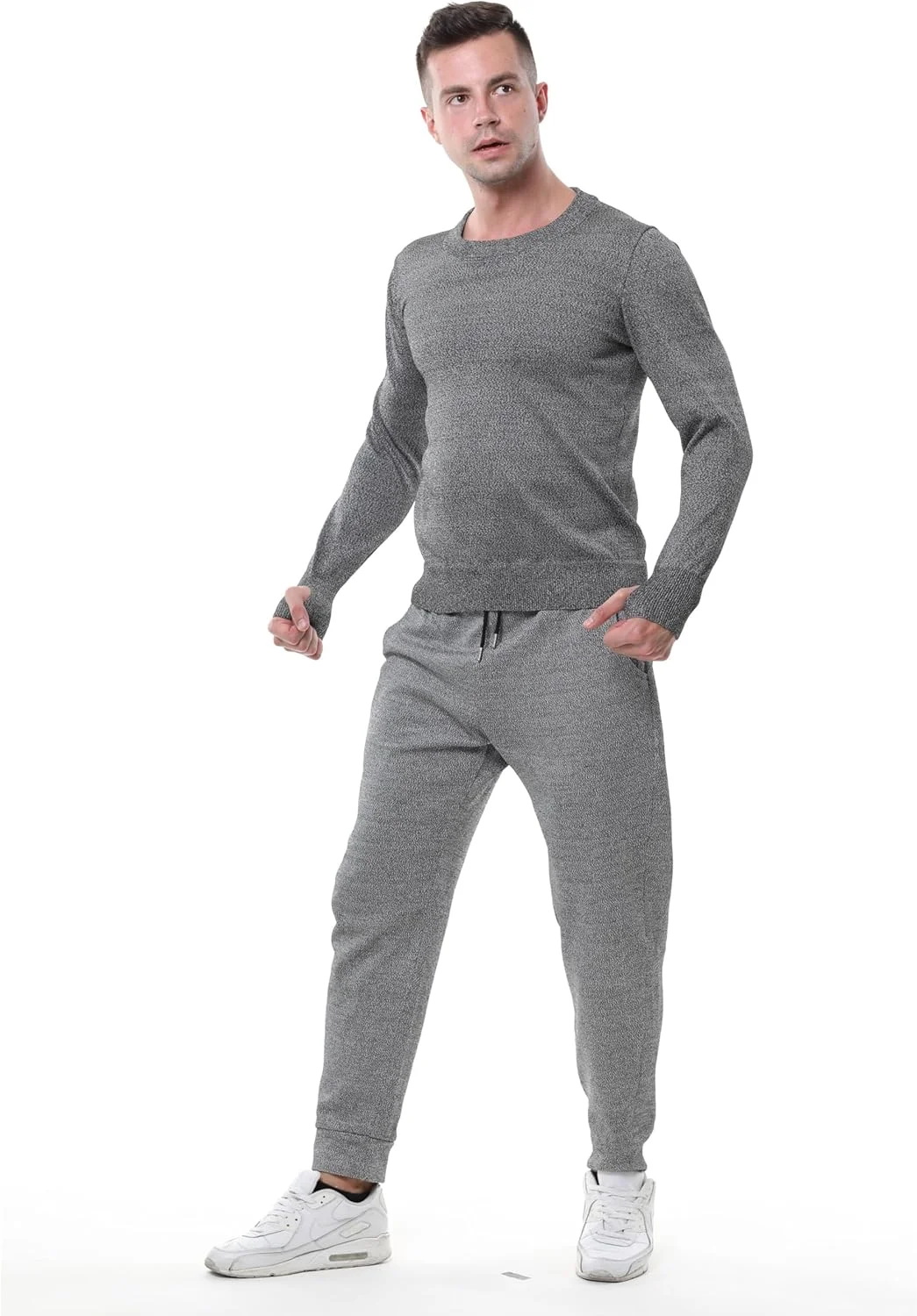 ست لباس محافظ سطح 5 ضد برش، شلوار آستین بلند ضد گاز گرفتگی، ضد پارگی، ضد ضربه، جلیقه ضد برش و ضد ضربه، برای محافظت از ایمنی شخصی، خاکستری-3XL