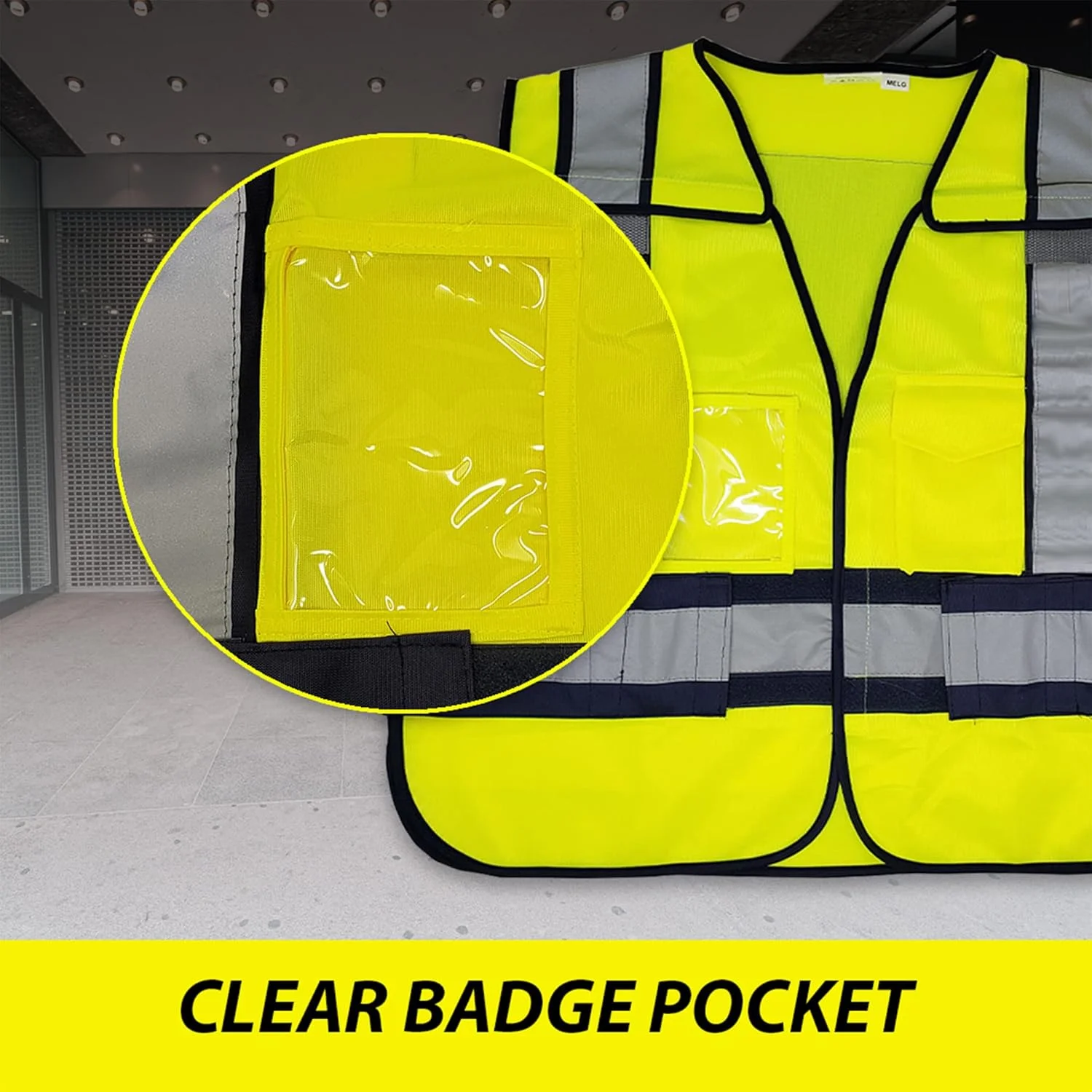 جلیقه شبرنگ (کلاس 2) VIEWBRITE، سبز لیمویی - جلیقه ایمنی کلانتری زرد با دید بالا و جدا شونده 5 نقطه جلیقه شبرنگ (کلاس 2) VIEWBRITE، سبز لیمویی - جلیقه ایمنی کلانتری زرد با دید بالا و جدا شونده 5 نقطه