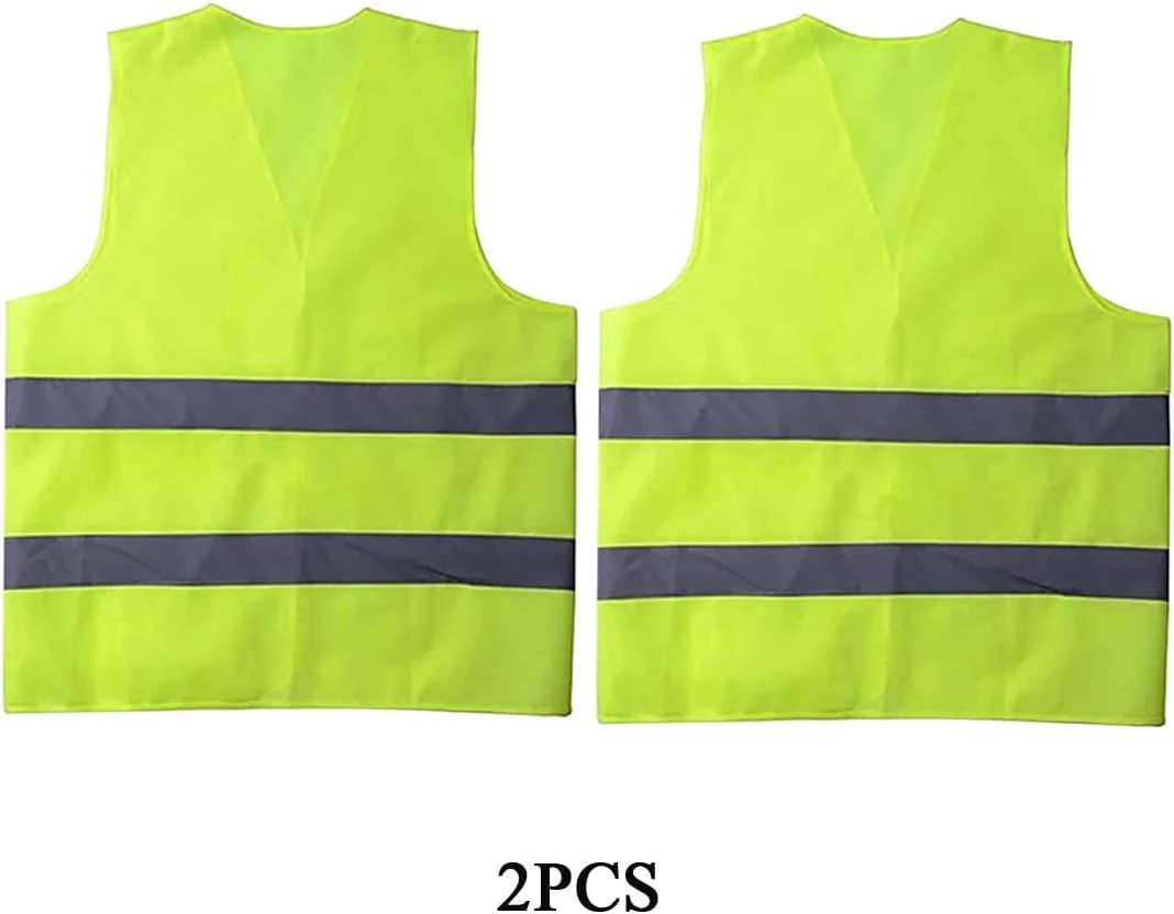 جلیقه ایمنی بازتابنده YU WELL با دید بالا، تنفس پذیر، مناسب روز و شب، ژاکت هشدار برای ساخت و ساز، ترافیک، و ایمنی دوچرخه سواری