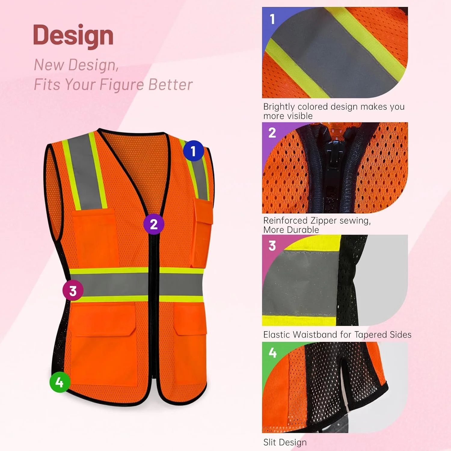 جلیقه ایمنی زنانه LIZMOF