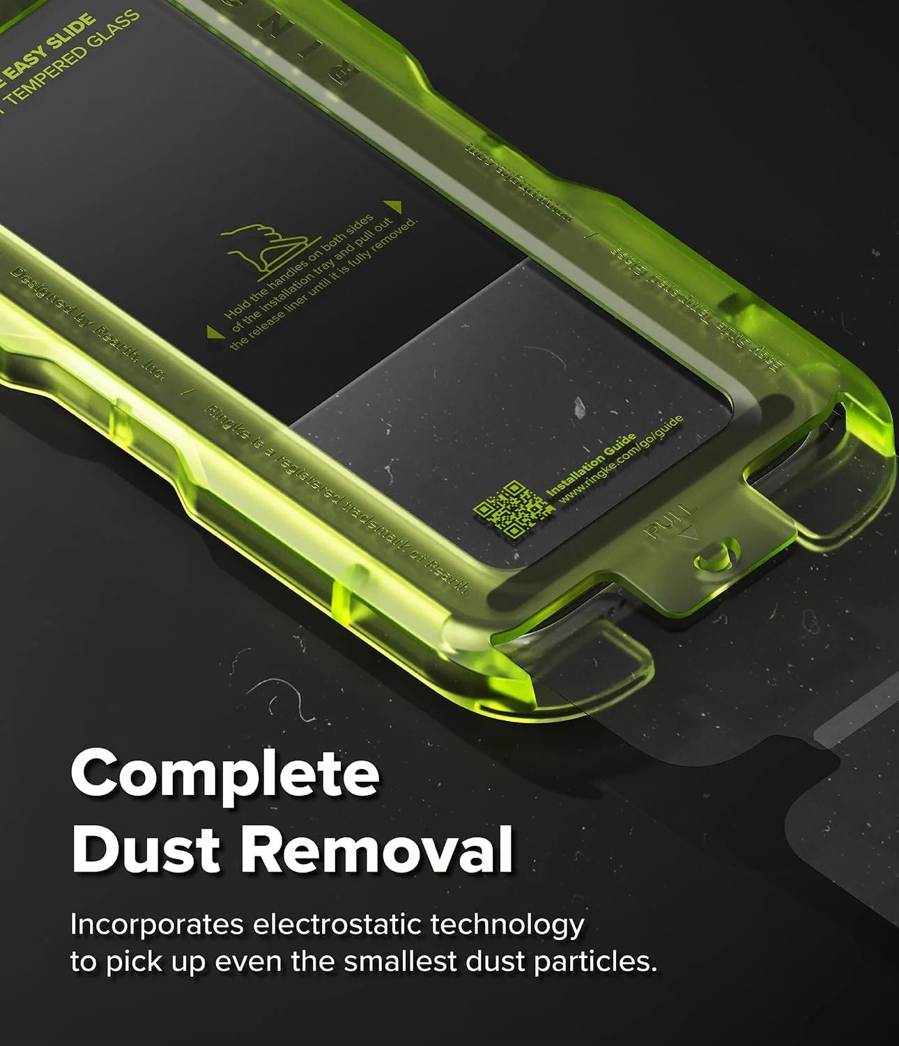 محافظ صفحه نمایش حریم خصوصی Ringke Easy Slide برای آیفون ایر به همراه ابزار نصب [دو عددی] [ضد جاسوسی] کیفیت HD مقاوم در برابر خراش شیشه حرارت دیده 9H