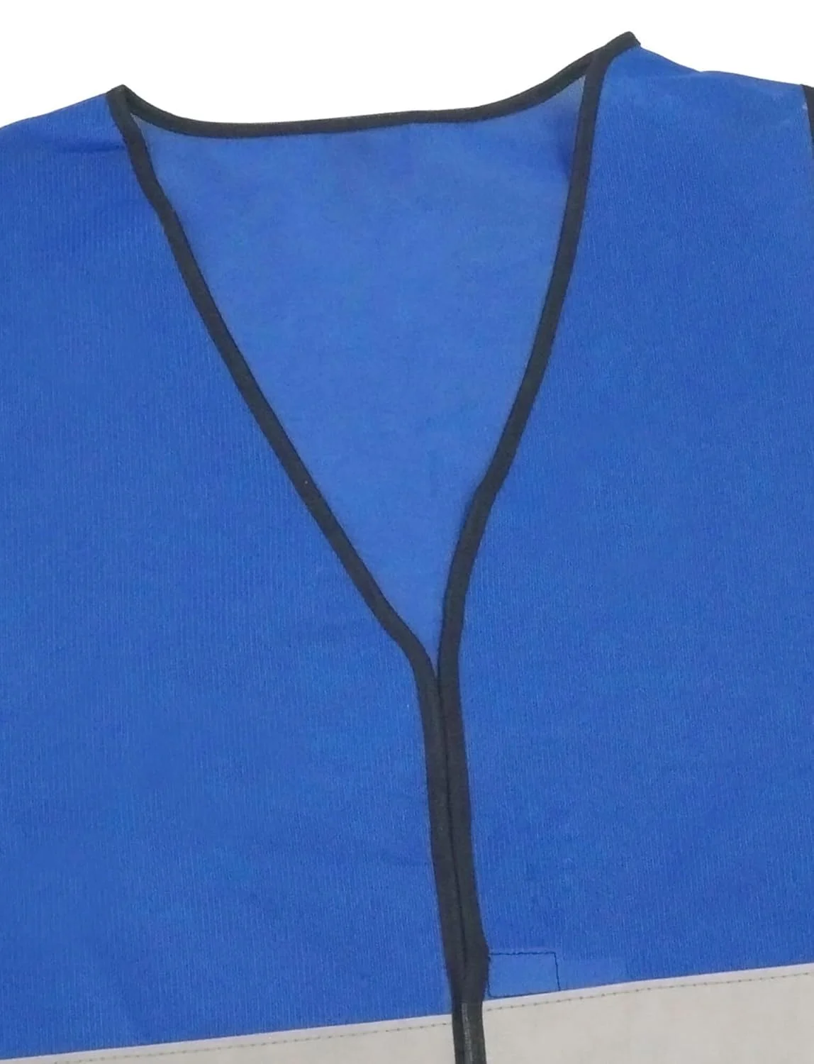 جلیقه ایمنی بازتابنده دید بالا مردانه و زنانه KEOYA، جلیقه توری ایمنی ساختمانی با رنگ روشن، مناسب ترافیک، 10 عددی / آبی خاکستری