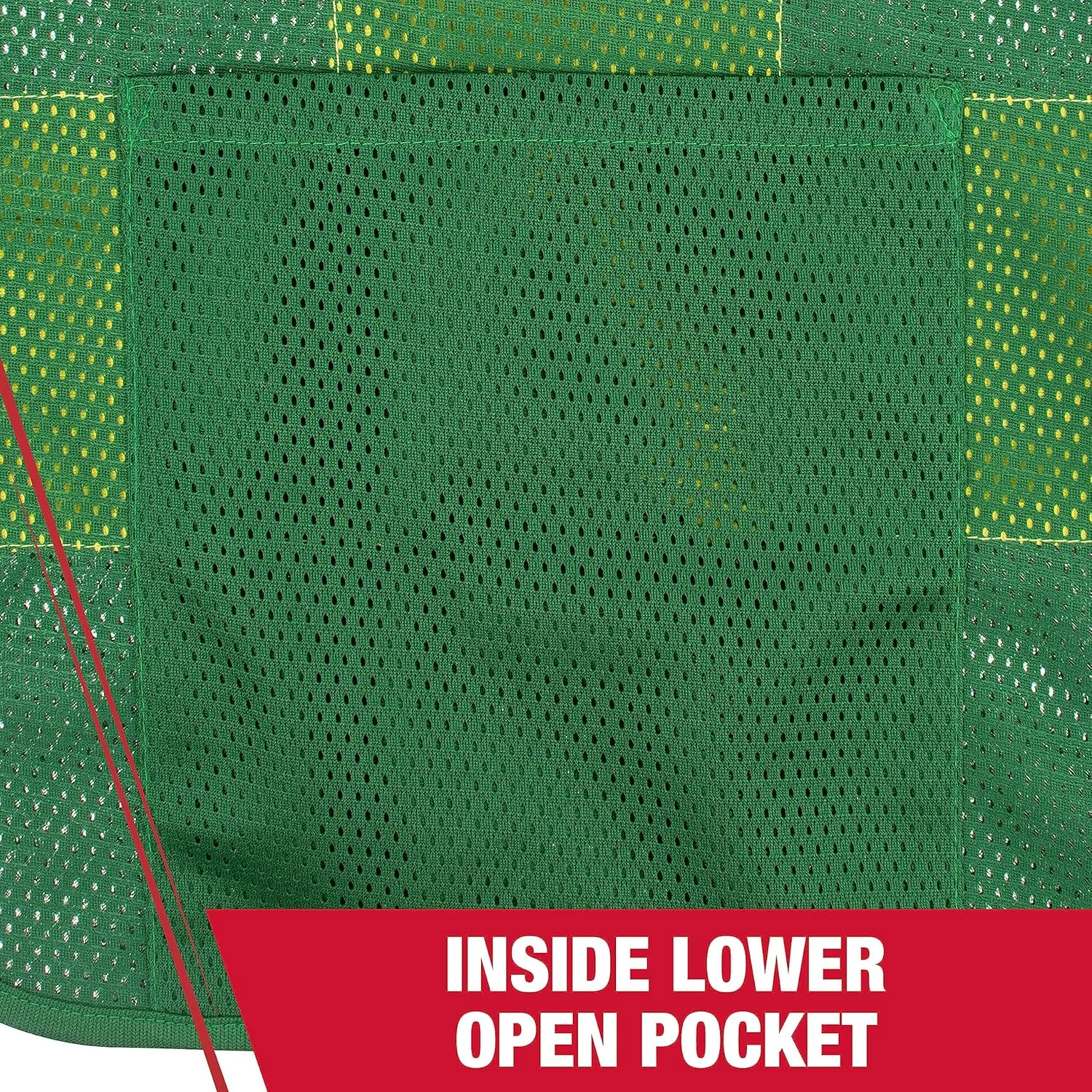 جلیقه ایمنی اقتصادی Radians SV22-1 نوع O کلاس 1، سایز 2X-Large، توری سبز شکارچی با نوار متضاد - 1 عدد جلیقه ایمنی اقتصادی Radians SV22-1 نوع O کلاس 1، سایز 2X-Large، توری سبز شکارچی با نوار متضاد - 1 عدد