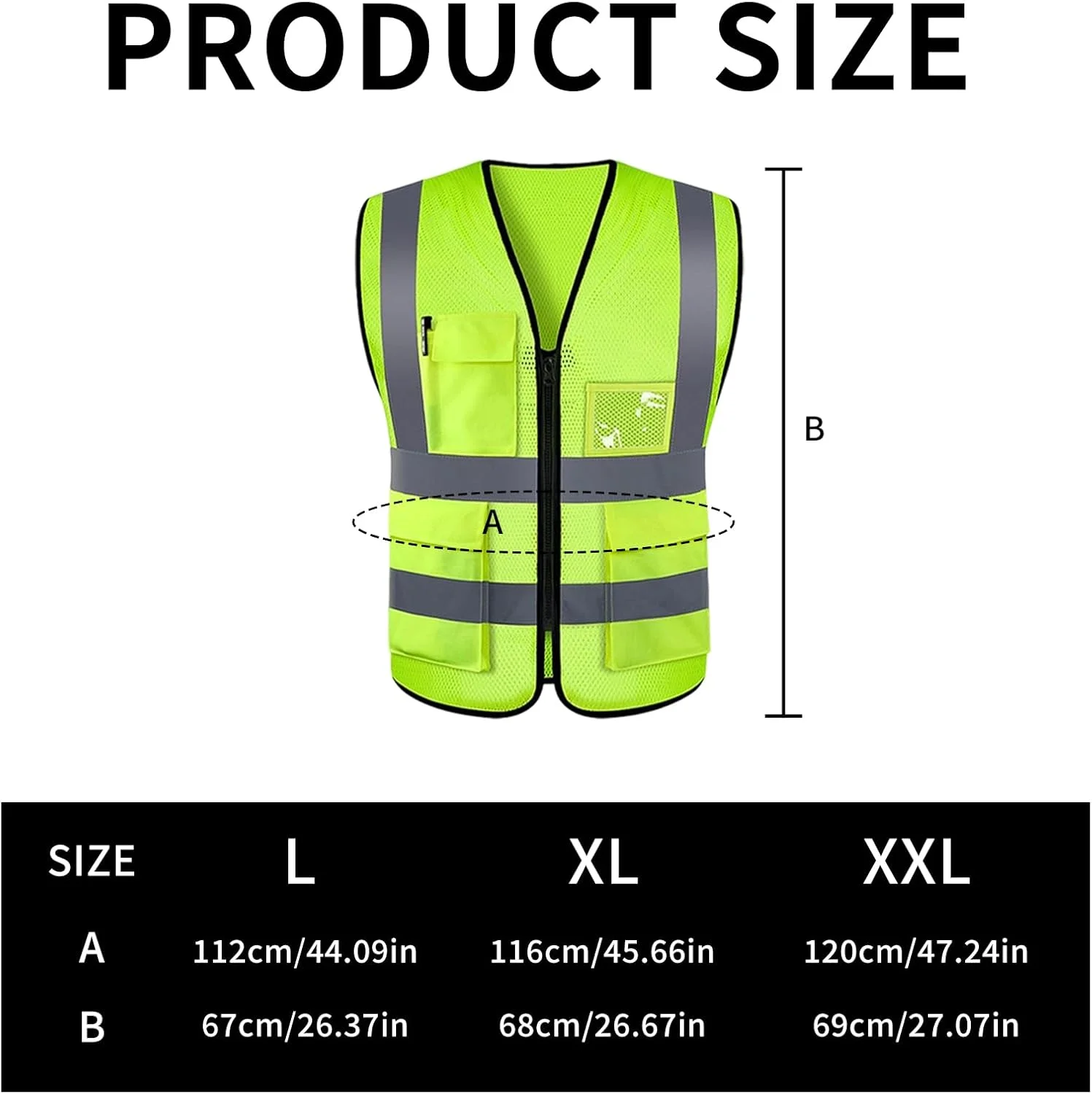 جلیقه های دید بالا، جلیقه ایمنی بازتابنده با قابلیت دید بالا، ژاکت کار سفارشی با جیب، پیراهن شبرنگ شبانه فلورسنت تنفسی، برای زنان، مردان، کودکان، ساخت و ساز، دوچرخه سواری، موتور سیکلت جلیقه های دید بالا، جلیقه ایمنی بازتابنده با قابلیت دید بالا، ژاکت کار سفارشی با جیب، پیراهن شبرنگ شبانه فلورسنت تنفسی، برای زنان، مردان، کودکان، ساخت و ساز، دوچرخه سواری، موتور سیکلت