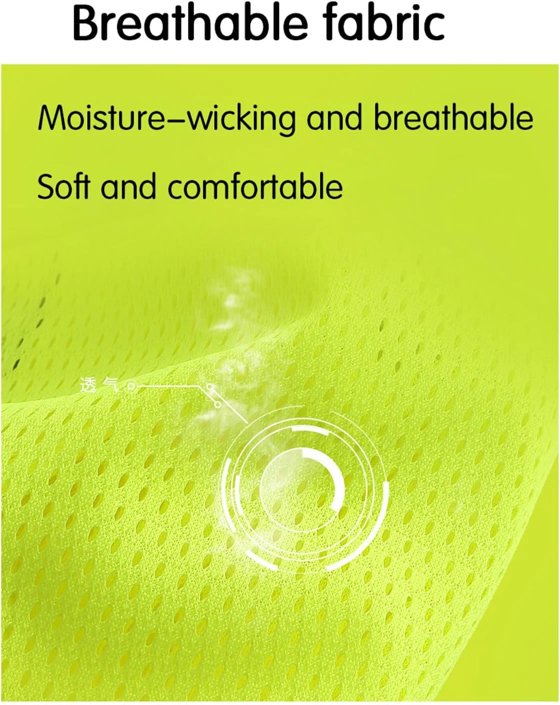 ست 3 عددی جلیقه ایمنی فلورسنت، جلیقه ایمنی بازتابنده با دید بالا، دارای جیب های متعدد، با مواد بازتابنده، مناسب برای کار ترافیکی، ساخت و ساز، دویدن