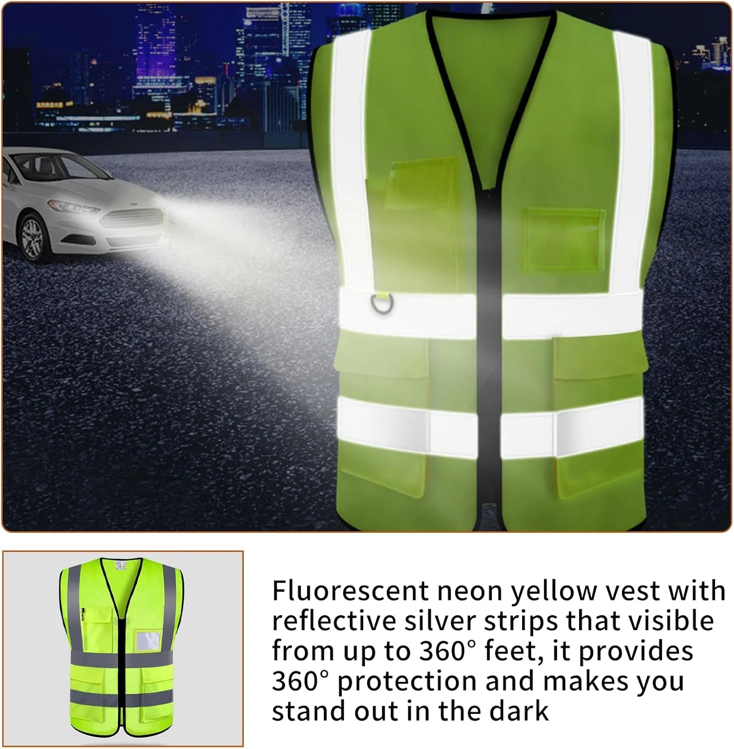 جلیقه های دید بالا، جلیقه ایمنی بازتابنده با قابلیت دید بالا، ژاکت کار سفارشی با جیب، پیراهن شبرنگ شبانه فلورسنت تنفسی، برای زنان، مردان، کودکان، ساخت و ساز، دوچرخه سواری، موتور سیکلت جلیقه های دید بالا، جلیقه ایمنی بازتابنده با قابلیت دید بالا، ژاکت کار سفارشی با جیب، پیراهن شبرنگ شبانه فلورسنت تنفسی، برای زنان، مردان، کودکان، ساخت و ساز، دوچرخه سواری، موتور سیکلت