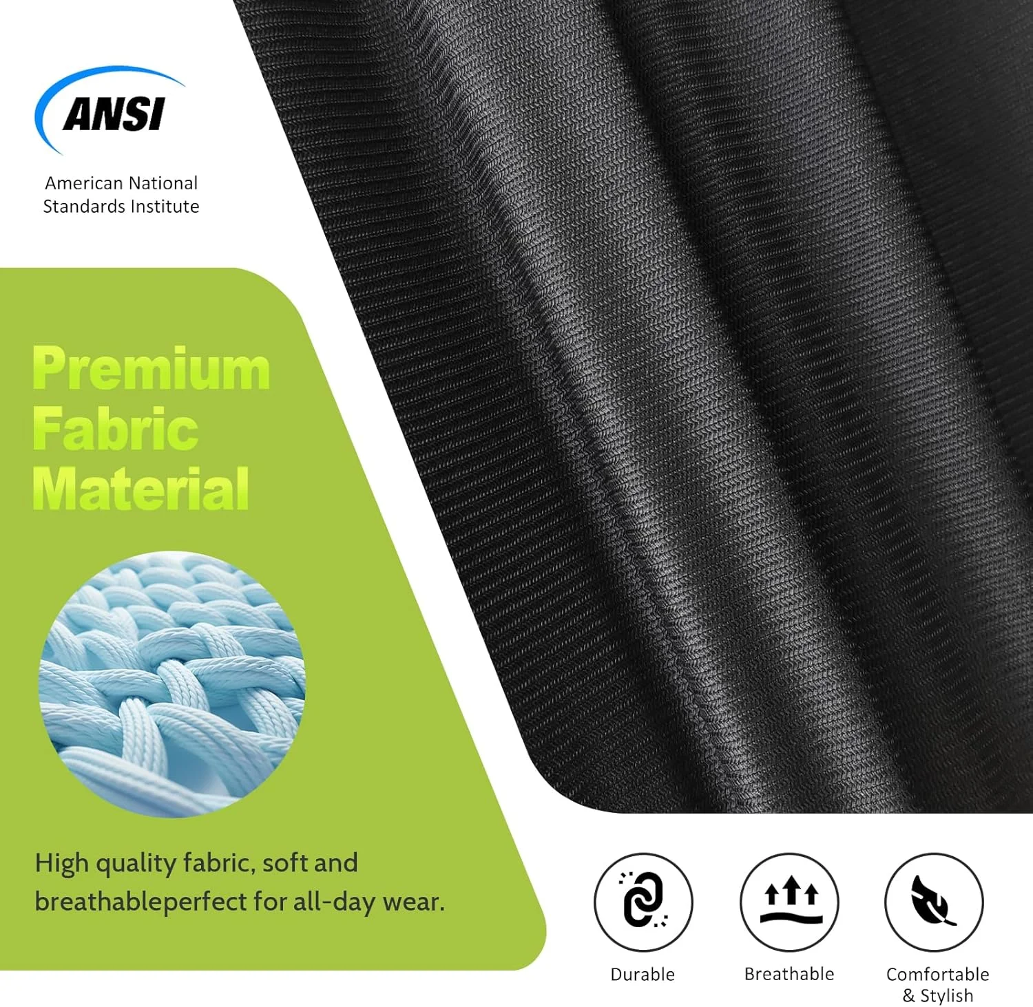 Uno Mejor Security Vest for Men & Women 9 Pockets, High Visibility Vest for Traffic Controllers