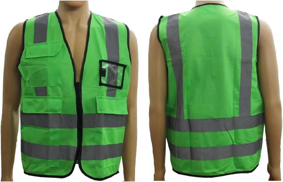hi-viz reflective fabric safety vest, Unisex, fabric safety vest