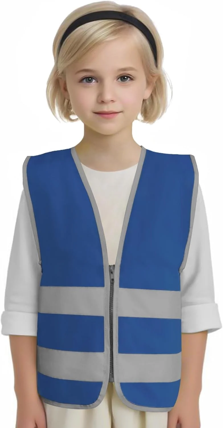جلیقه های بازتابنده کودکانه Uno Mejor، جلیقه ایمنی بازتابنده کودکانه برای پسران و دختران، جلیقه دید بالا برای کودکان