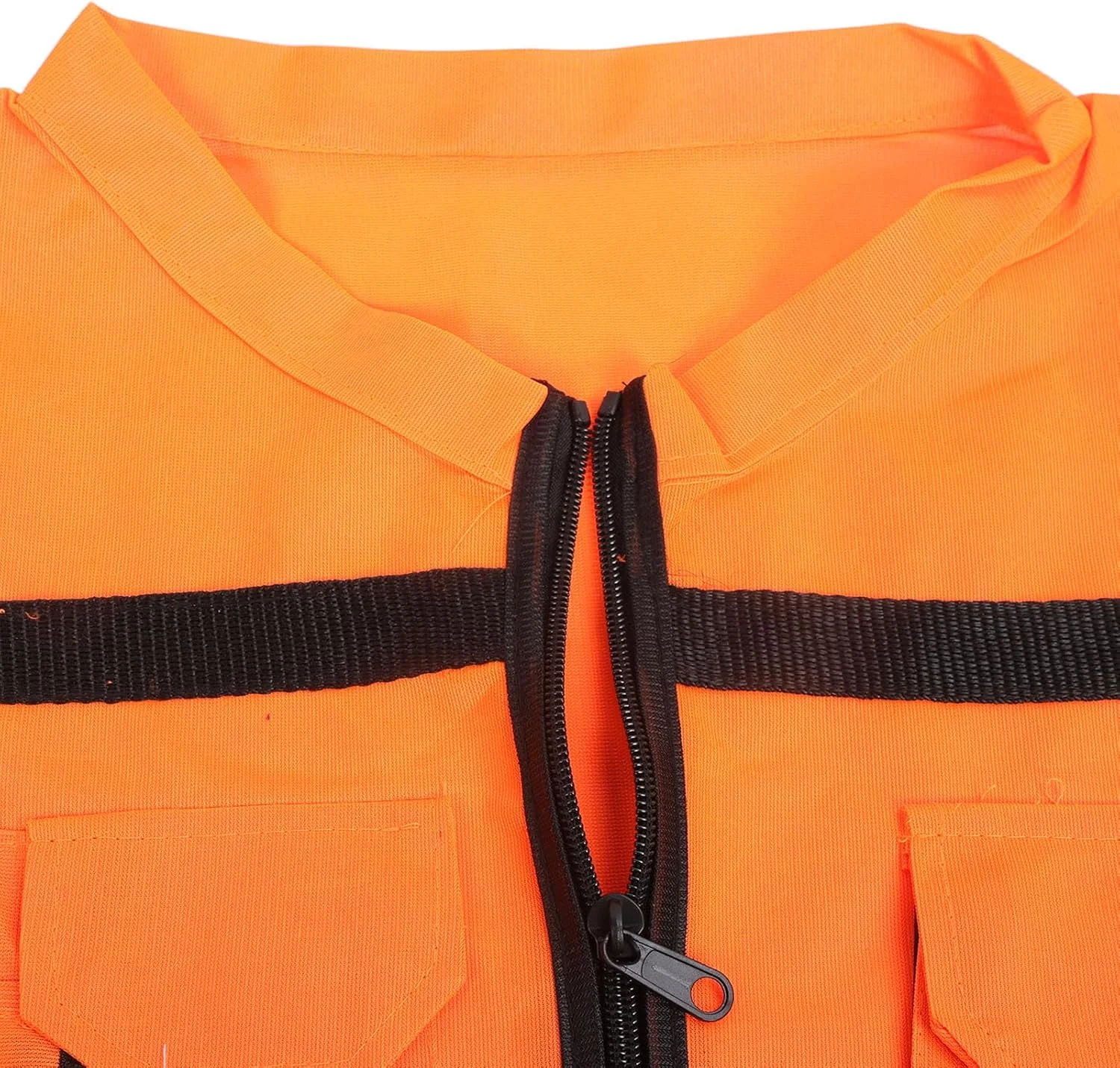 جلیقه ایمنی دید بالا، رده 2، لباس ایمنی بازتابنده، مناسب ساخت و ساز، مهندسی، وظایف و موتورسواری برای مردان و زنان (XXXL)