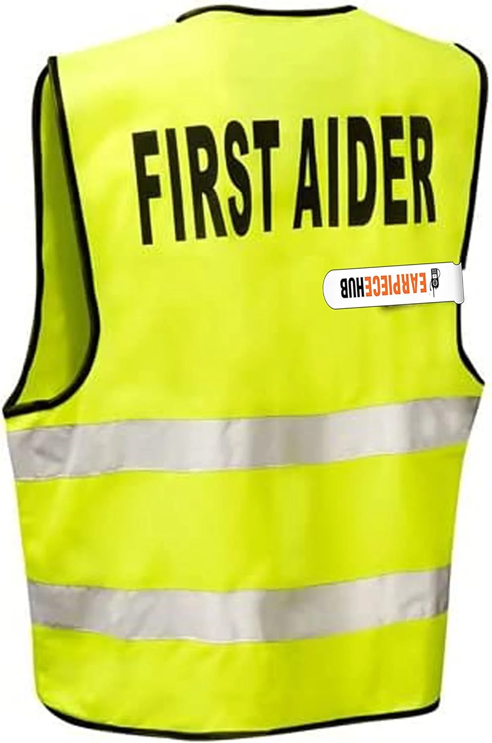 2 X FIRST AIDER Hi-Vis High-Viz Visibility Safety Vest Waistcoat