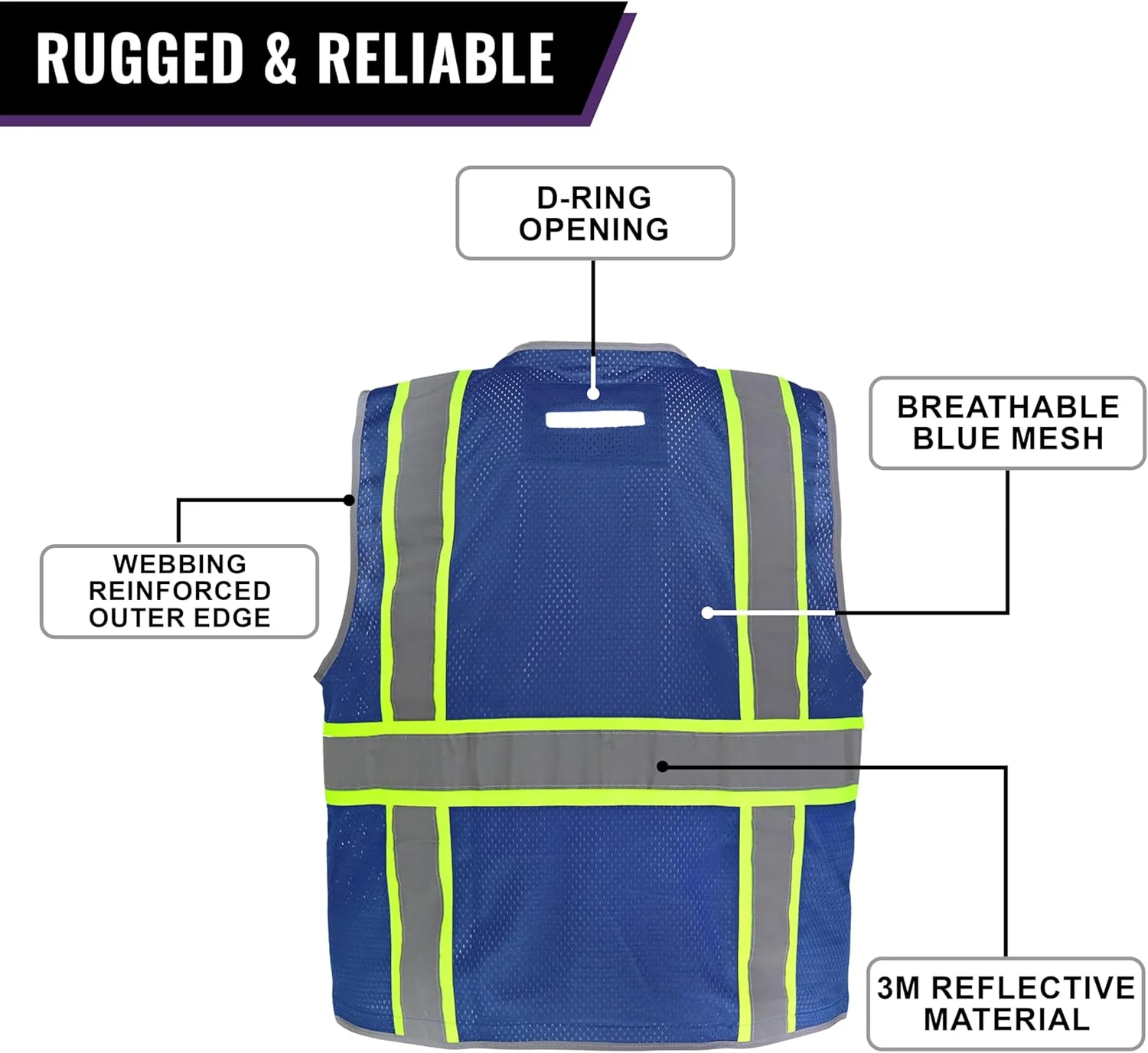 جلیقه ایمنی نقشه برداری گلوبال گلوو یونی‌سکس