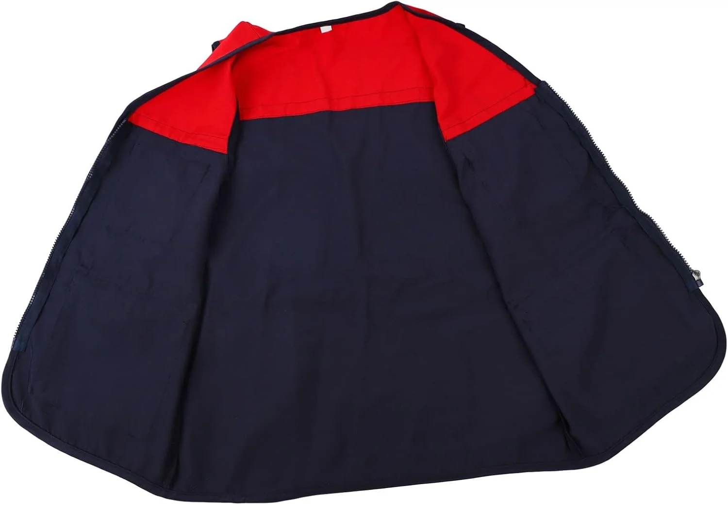 جلیقه کار بازتابنده با 4 جیب، جلیقه کار زیپ دار جلو، جلیقه ایمنی دید بالا با نوارهای بازتابنده برای مردان و زنان، جلیقه کار نوار بازتابنده برای مواقع اضطراری (XXL)