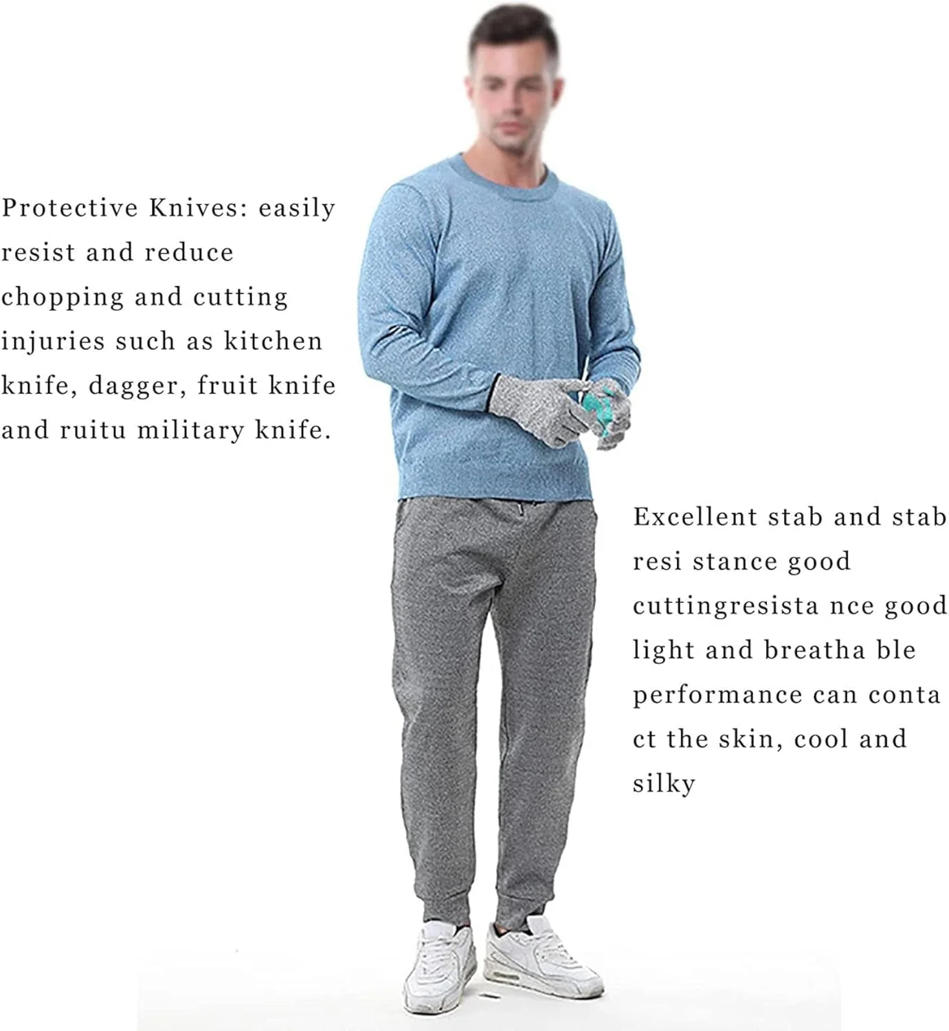 لباس ضد ضربه، جلیقه ایمنی، لباس محافظ سطح 5 ضد برش، لباس ضد ضربه یقه گرد، تی شرت ایمنی ضد ضربه، ژاکت تاکتیکی