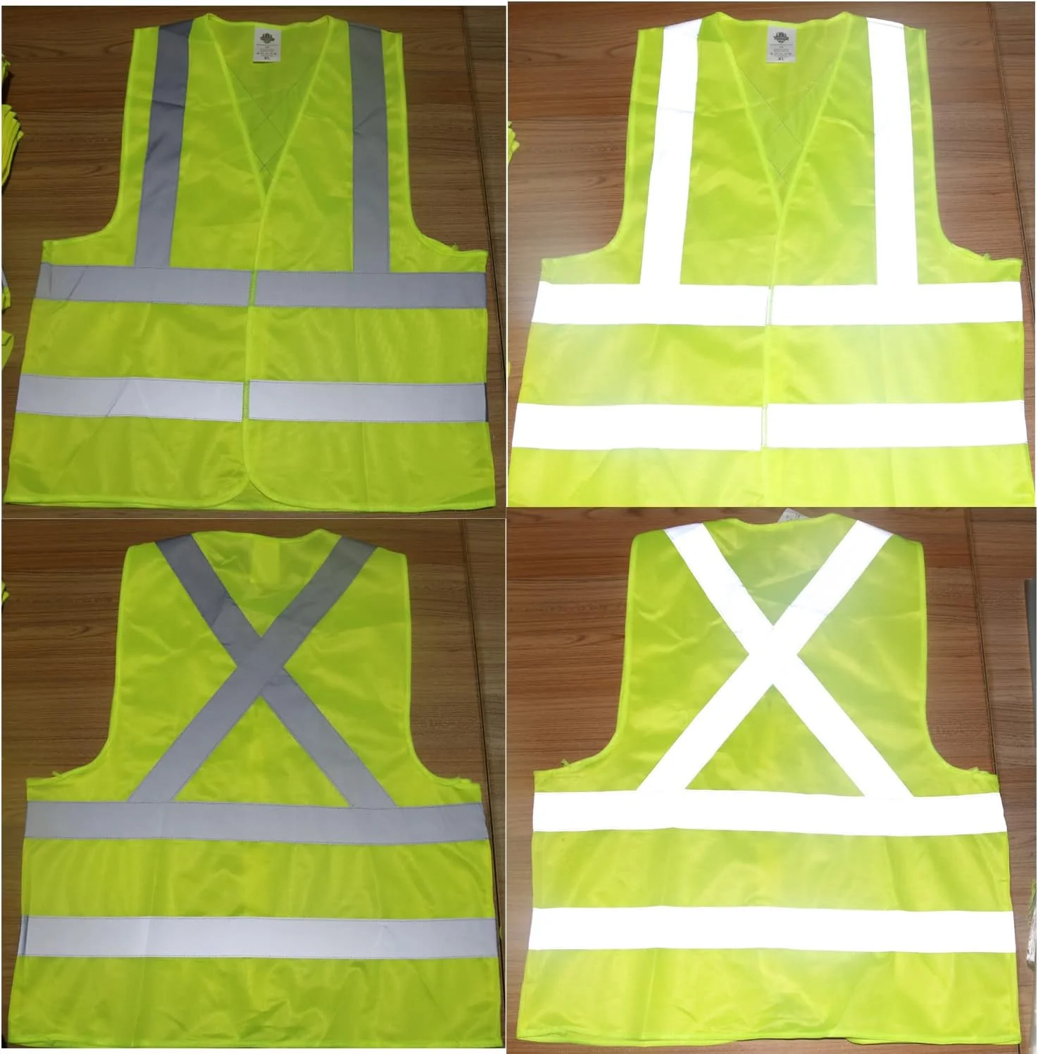 جلیقه ایمنی دازونیتی، دید بالا، نوار بازتابنده و دید بالا، برای مردان و زنان، کار، دوچرخه سواری، جاده، ساخت و ساز (زرد-XL)