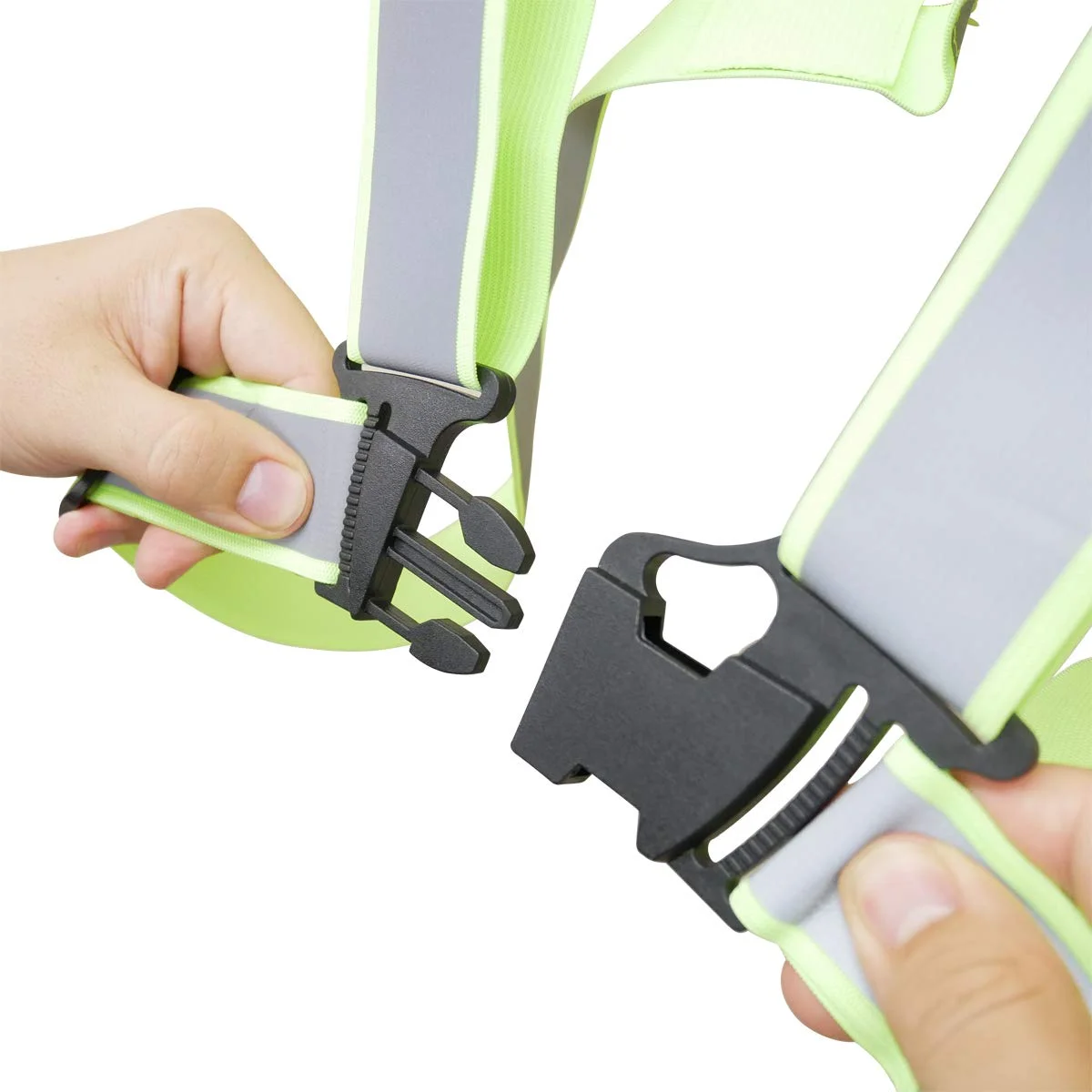 جلیقه ایمنی Ace WS9025، جلیقه بازتابنده، مدل Taski، سبز، مواد بازتابنده پهن، سایز آزاد