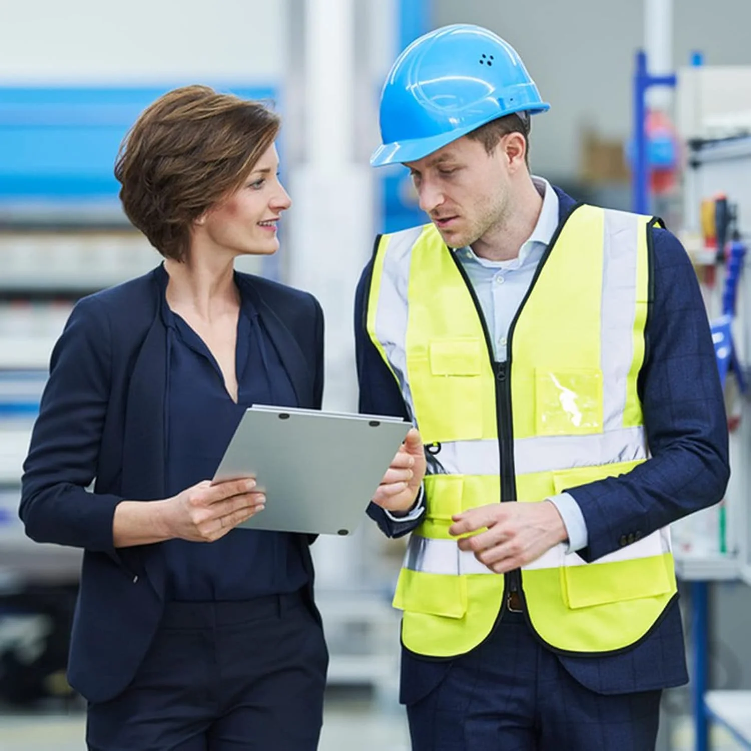 جلیقه ایمنی بازتابنده، قابلیت چاپ لوگو با 5 جیب، دید بالا، استاندارد ANSI کلاس 2، لباس کار محافظ فضای باز