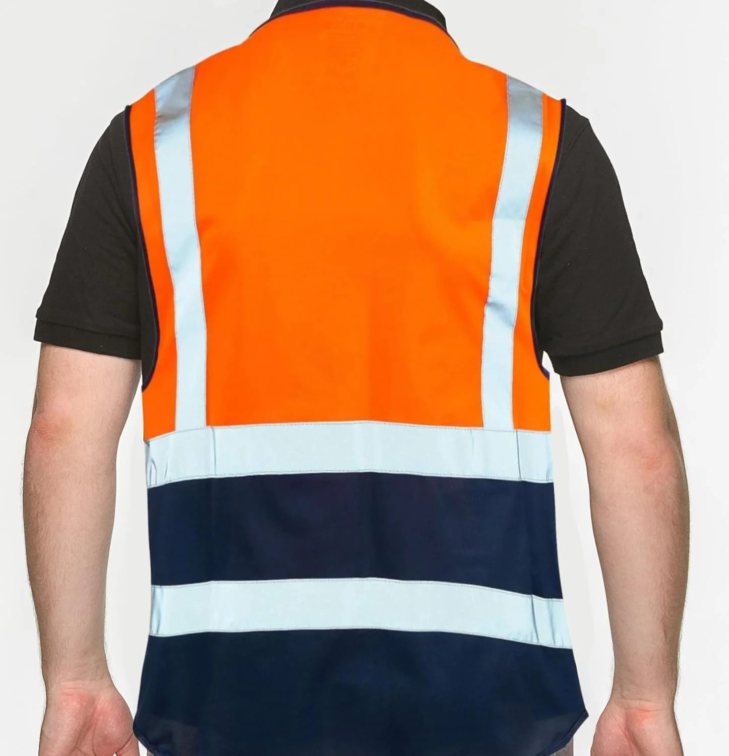 PB TECH جلیقه زیپی دید بالا، جلیقه بازتابنده دید بالا، جلیقه ایمنی سبک و راحت PB TECH جلیقه زیپی دید بالا، جلیقه بازتابنده دید بالا، جلیقه ایمنی سبک و راحت