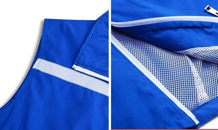 جلیقه ایمنی آکیف، جلیقه ساختمانی بازتابنده با دید بالا برای مردان (نارنجی، XXXL)