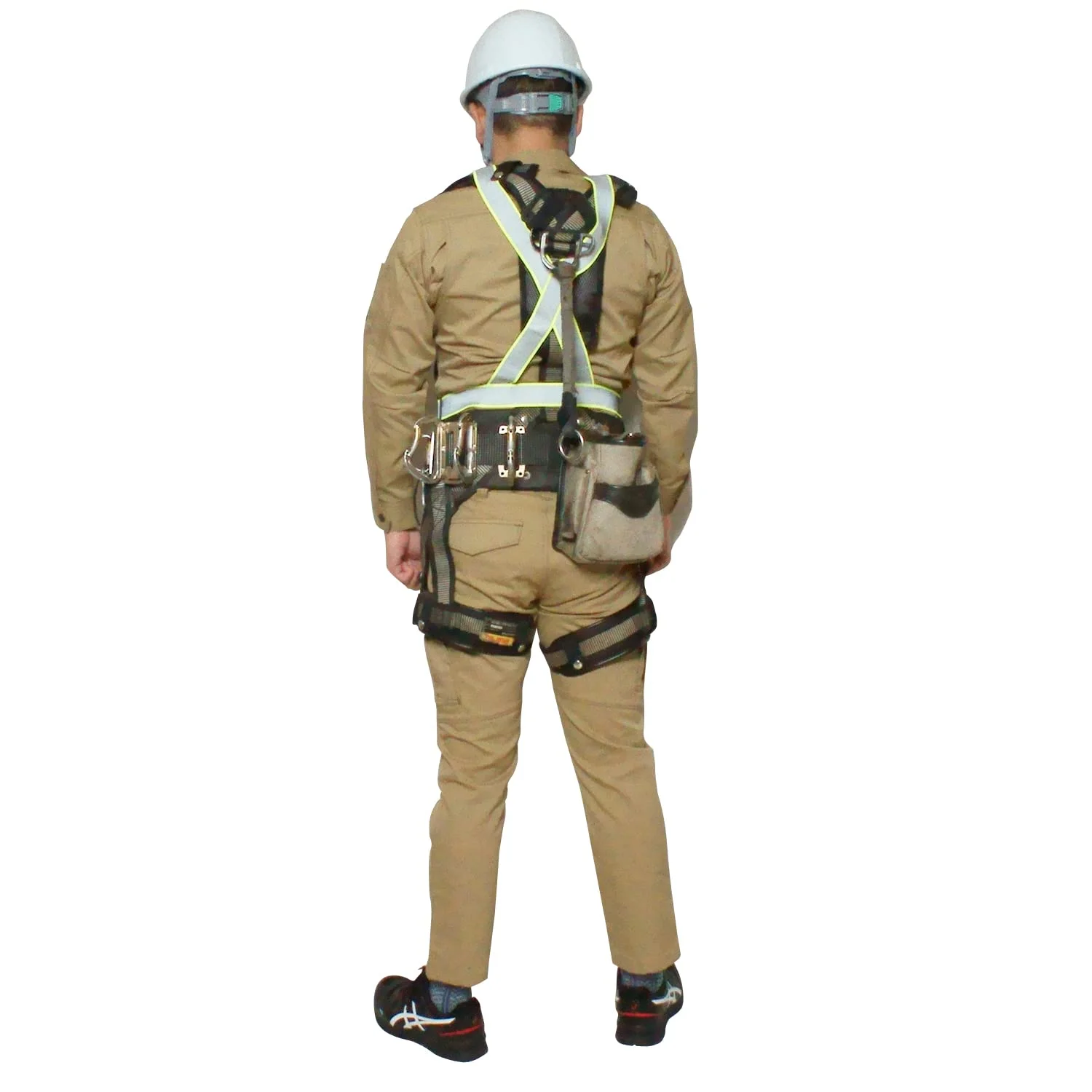 جلیقه ایمنی Ace WS9025، جلیقه بازتابنده، مدل Taski، سبز، مواد بازتابنده پهن، سایز آزاد