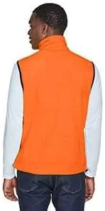 Harriton Adult 8 oz Fleece Vest - Safety Orange - 2XL - (Style # M985 - Original Label)