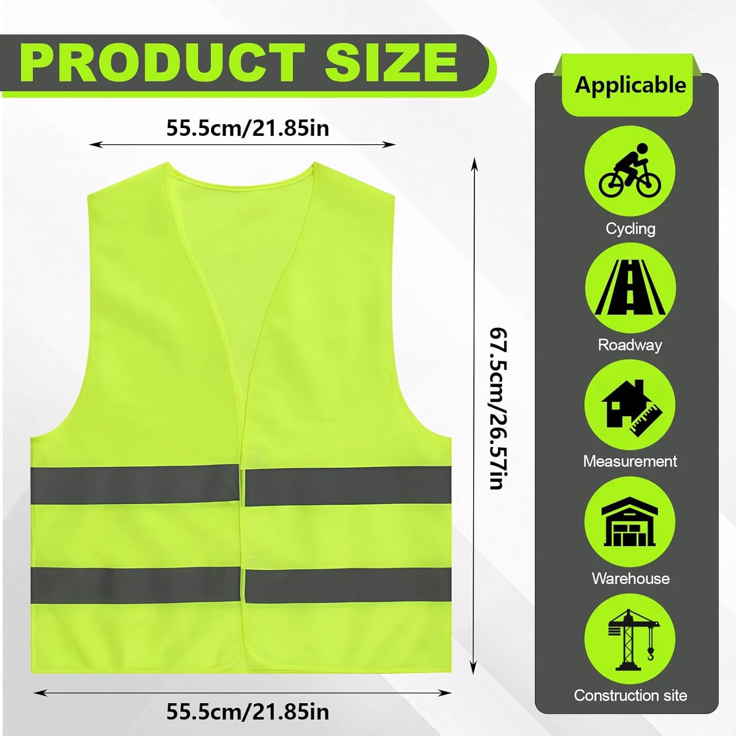 ست 4 عددی جلیقه های دید بالا، جلیقه های ایمنی بازتابنده با دید بالا، جلیقه کار سبک وزن زرد رنگ برای مردان و زنان، جلیقه های دید بالا برای دویدن، کار ترافیکی، امنیت، ساخت و ساز