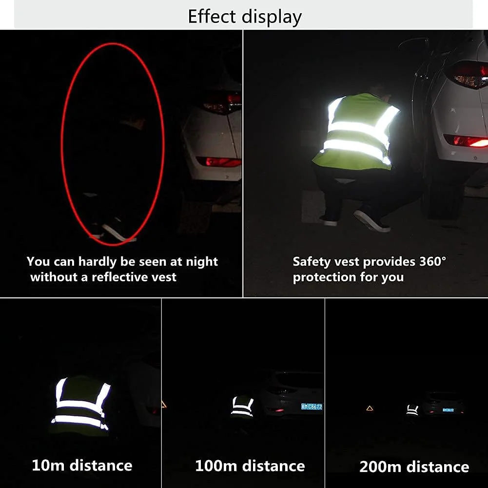 جلیقه ایمنی شب نما تییدون گاردین یونی‌سکس بزرگسال مدل معمولی