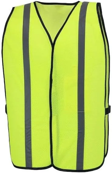 جلیقه ایمنی توری سبک وزن با دید بالا Safety Works، دارای گواهینامه ANSI، جیب داخلی تلفن، سایز بزرگ، زرد، (SW46102-O) جلیقه ایمنی توری سبک وزن با دید بالا Safety Works، دارای گواهینامه ANSI، جیب داخلی تلفن، سایز بزرگ، زرد، (SW46102-O)