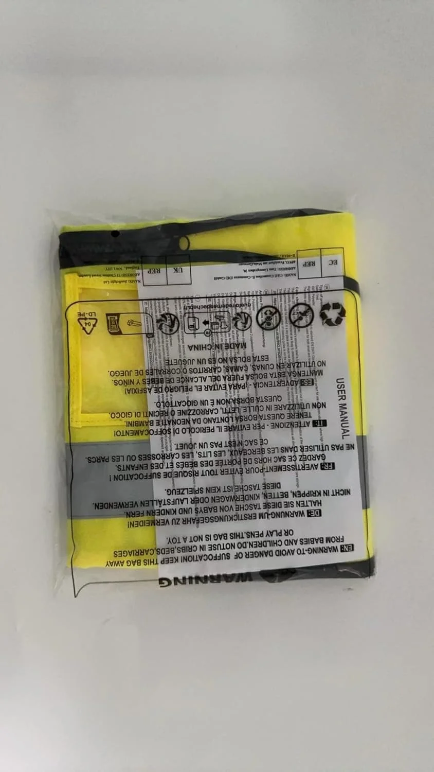 جلیقه ایمنی بازتابنده دید بالا HYCOPROT، ژاکت کار، لباس کار اجرایی زیپ دار، 2 نوار، جیب تلفن همراه امنیتی، جای کارت شناسایی جلیقه ایمنی بازتابنده دید بالا HYCOPROT، ژاکت کار، لباس کار اجرایی زیپ دار، 2 نوار، جیب تلفن همراه امنیتی، جای کارت شناسایی