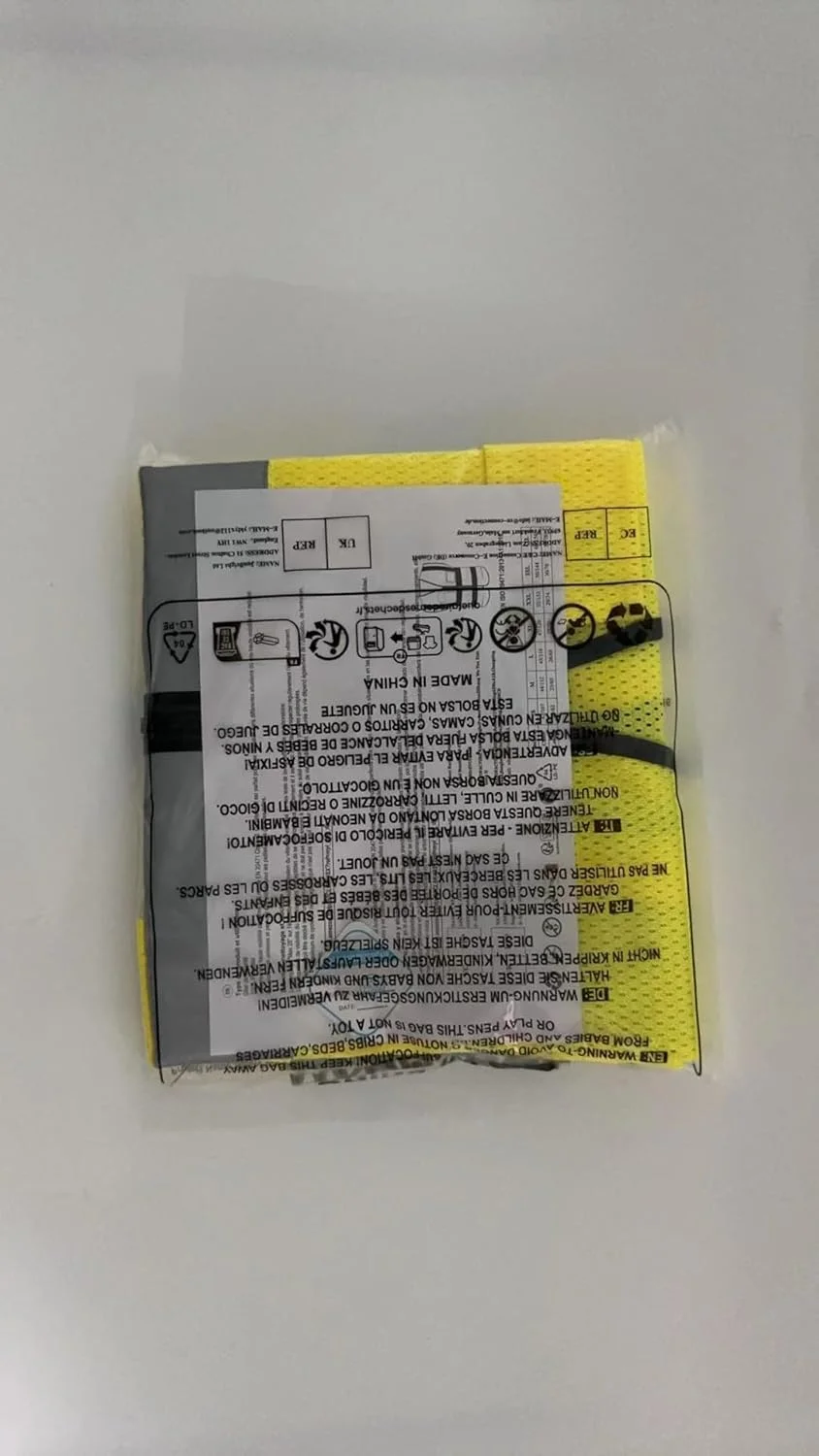 جلیقه ایمنی بازتابنده دید بالا HYCOPROT، ژاکت کار، لباس کار اجرایی زیپ دار، 2 نوار، جیب تلفن همراه امنیتی، جای کارت شناسایی جلیقه ایمنی بازتابنده دید بالا HYCOPROT، ژاکت کار، لباس کار اجرایی زیپ دار، 2 نوار، جیب تلفن همراه امنیتی، جای کارت شناسایی