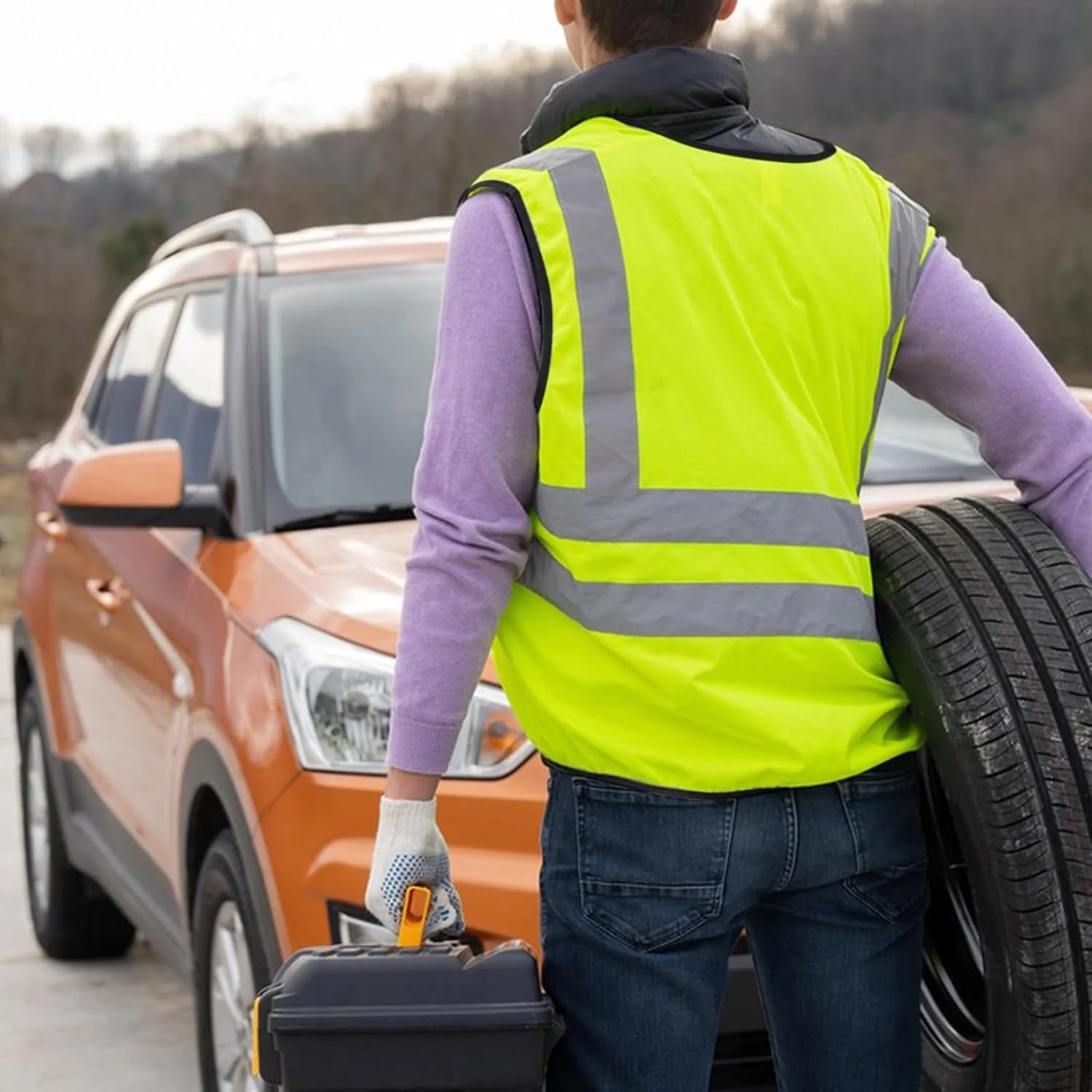 ایکس پی کر 10 عددی جلیقه ایمنی بازتابنده دید بالا با جیب، جلیقه کار زیپی با نوارهای بازتابنده سبز رنگ برای مردان و زنان (XX-بزرگ) ایکس پی کر 10 عددی جلیقه ایمنی بازتابنده دید بالا با جیب، جلیقه کار زیپی با نوارهای بازتابنده سبز رنگ برای مردان و زنان (XX-بزرگ)