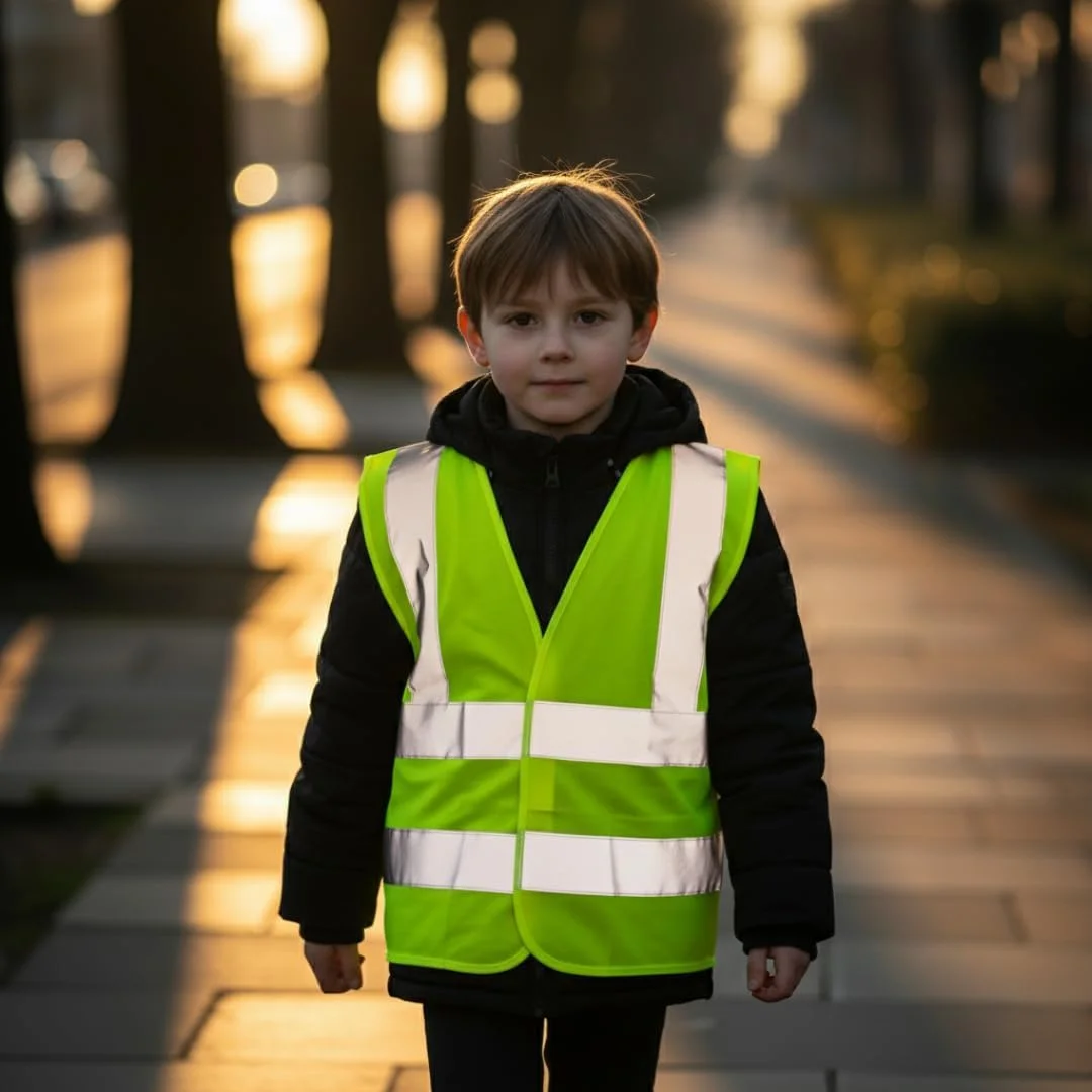 جلیقه ایمنی بازتابنده دید بالا برای کودکان، بسته 2 عددی - تجهیزات نئون سبک وزن و قابل تنظیم برای دوچرخه سواری، پیاده روی، ورزش و فعالیت های خارج از منزل برای پسران و دختران