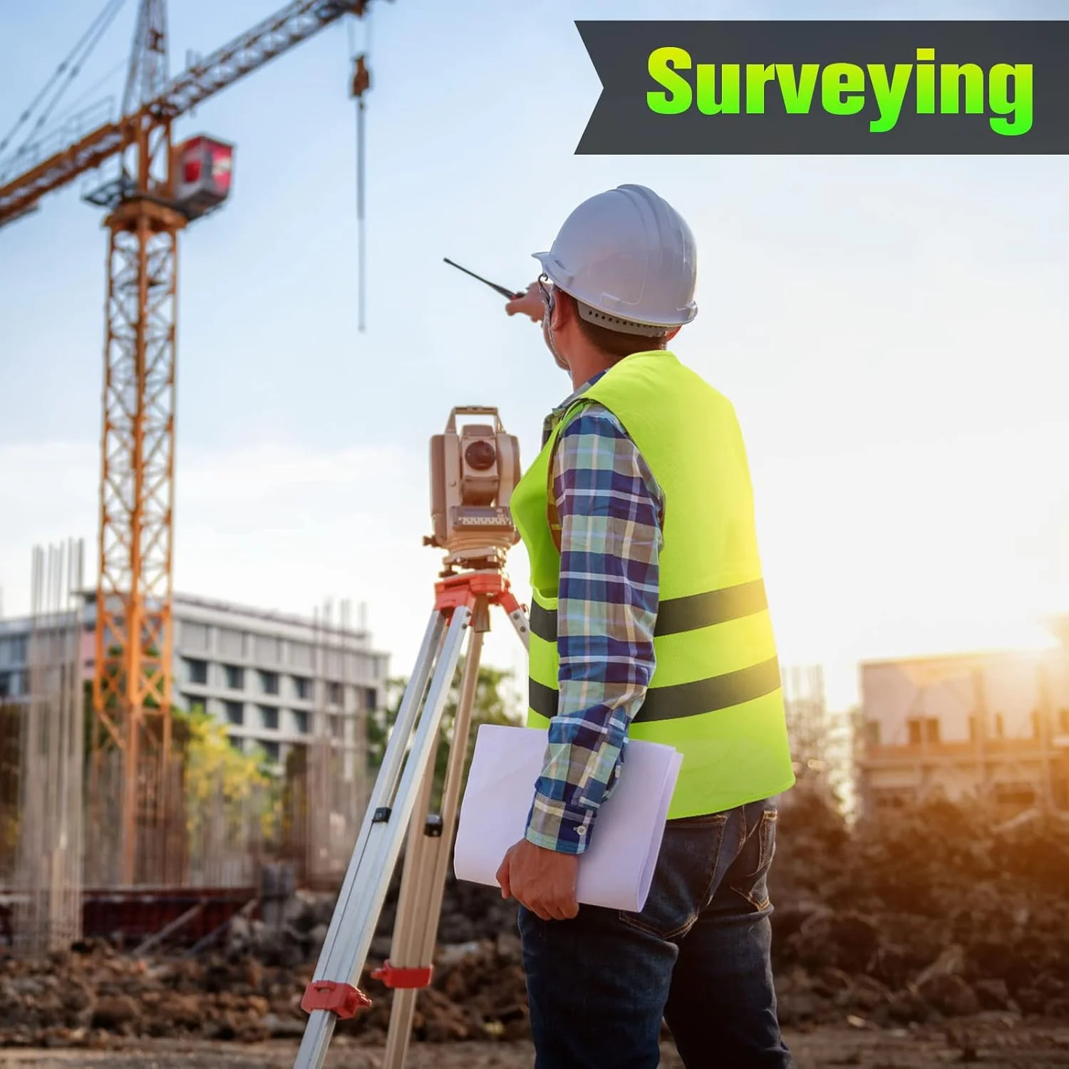 جلیقه ایمنی دید بالا JaGely، جلیقه امنیتی توری بازتابنده عمده برای مردان، زنان، کار، دوچرخه سواری، دونده، نئون