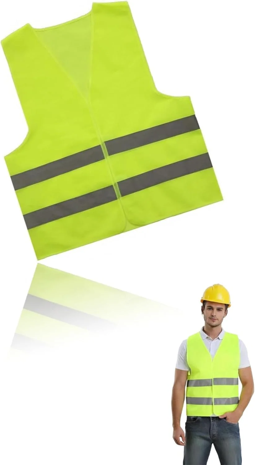 جلیقه ایمنی نواری بازتابنده унисекс، لباس سبک وزن با دید بالا برای دویدن و دوچرخه سواری در شب، بادوام و راحت (بسته 1 عددی) جلیقه ایمنی نواری بازتابنده унисекс، لباس سبک وزن با دید بالا برای دویدن و دوچرخه سواری در شب، بادوام و راحت (بسته 1 عددی)