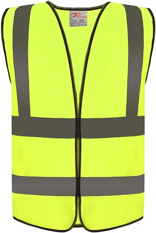 جلیقه های بازتابنده دید بالا زojo، سایز قابل تنظیم، پارچه توری سبک وزن، جلیقه ایمنی عمده فروشی برای کارهای فضای باز جلیقه های بازتابنده دید بالا زojo، سایز قابل تنظیم، پارچه توری سبک وزن، جلیقه ایمنی عمده فروشی برای کارهای فضای باز