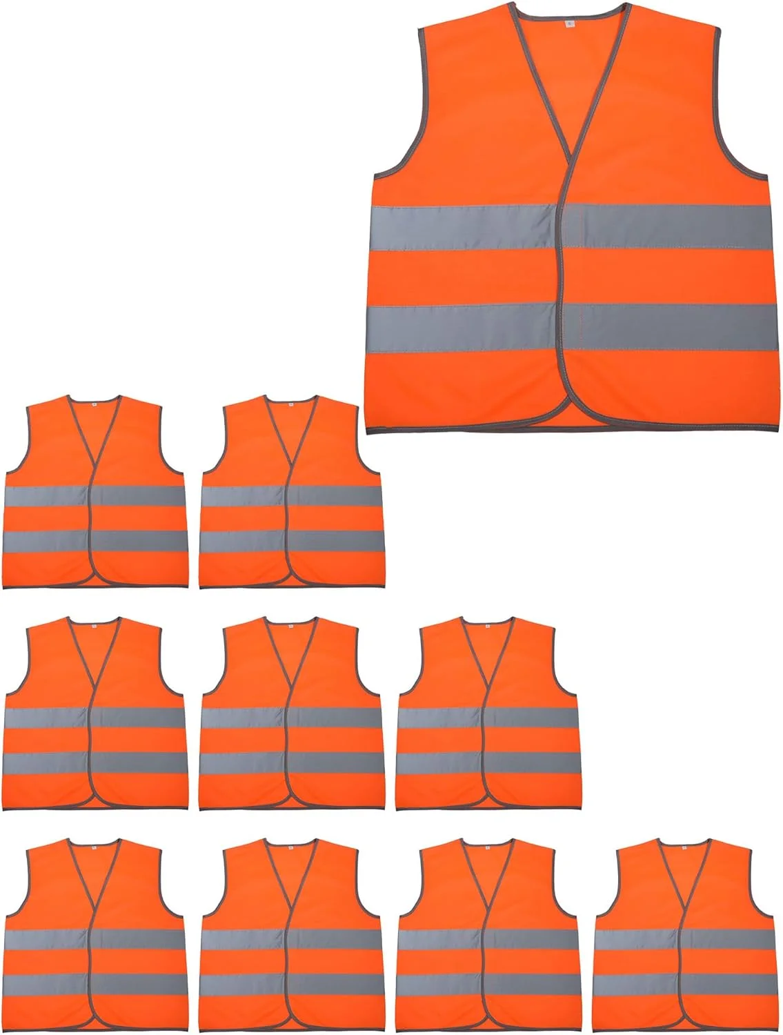 ست جلیقه بازتابنده نور کودکانه Adigau، جلیقه ایمنی بازتابنده نور دید بالا، طراحی سبک و تنفسی، نوارهای بازتابنده نور برای ایمنی ست جلیقه بازتابنده نور کودکانه Adigau، جلیقه ایمنی بازتابنده نور دید بالا، طراحی سبک و تنفسی، نوارهای بازتابنده نور برای ایمنی